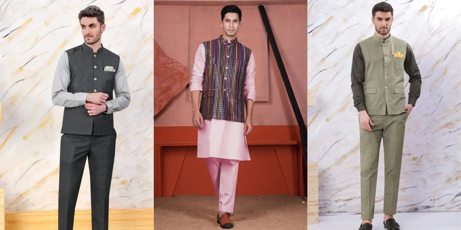 Nehru Jacket Combination for Wedding : Style Guide for Men