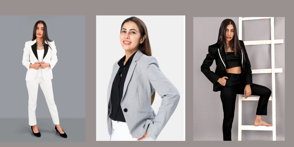 dress suit design for women Indochino Women's Custom Highworth Black Suit