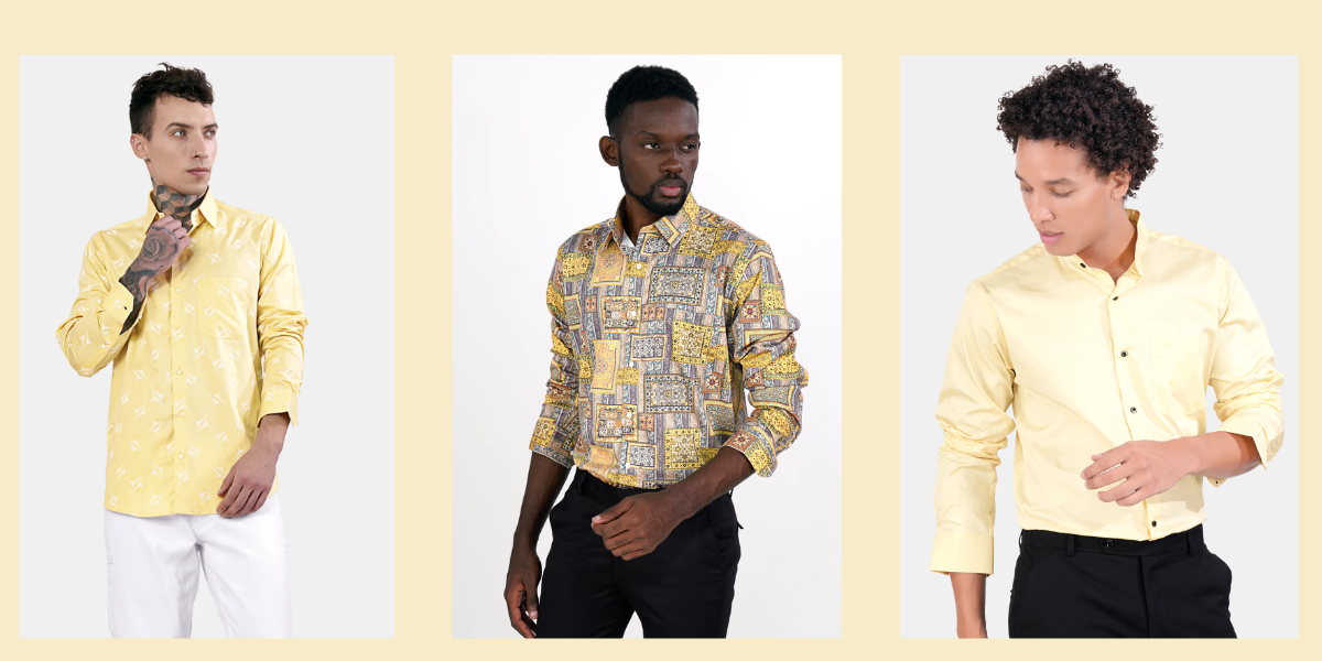 Yellow shirt man deals