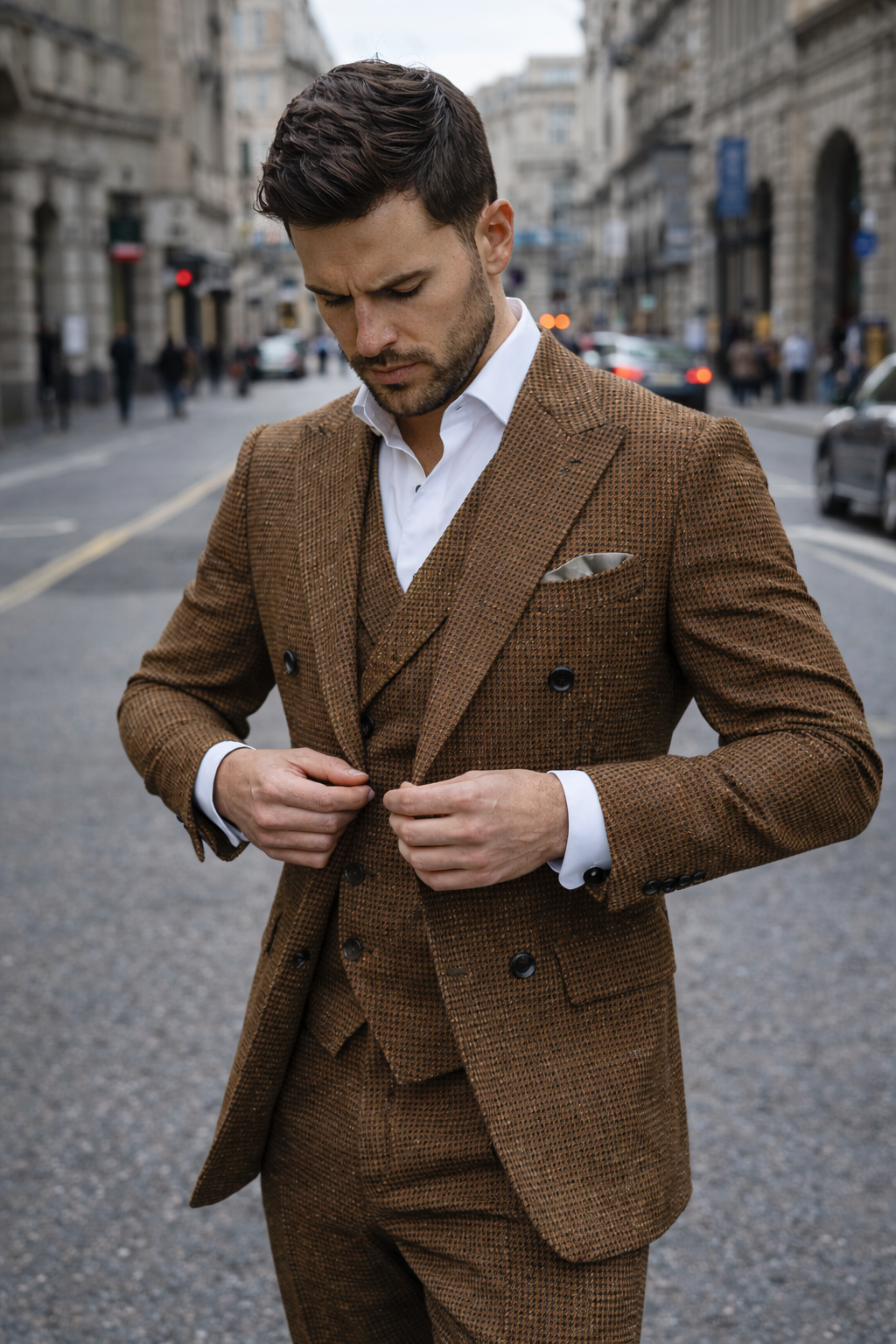Buy Brown Suits For Men in India - Choose Fabrics, Styles and Patterns