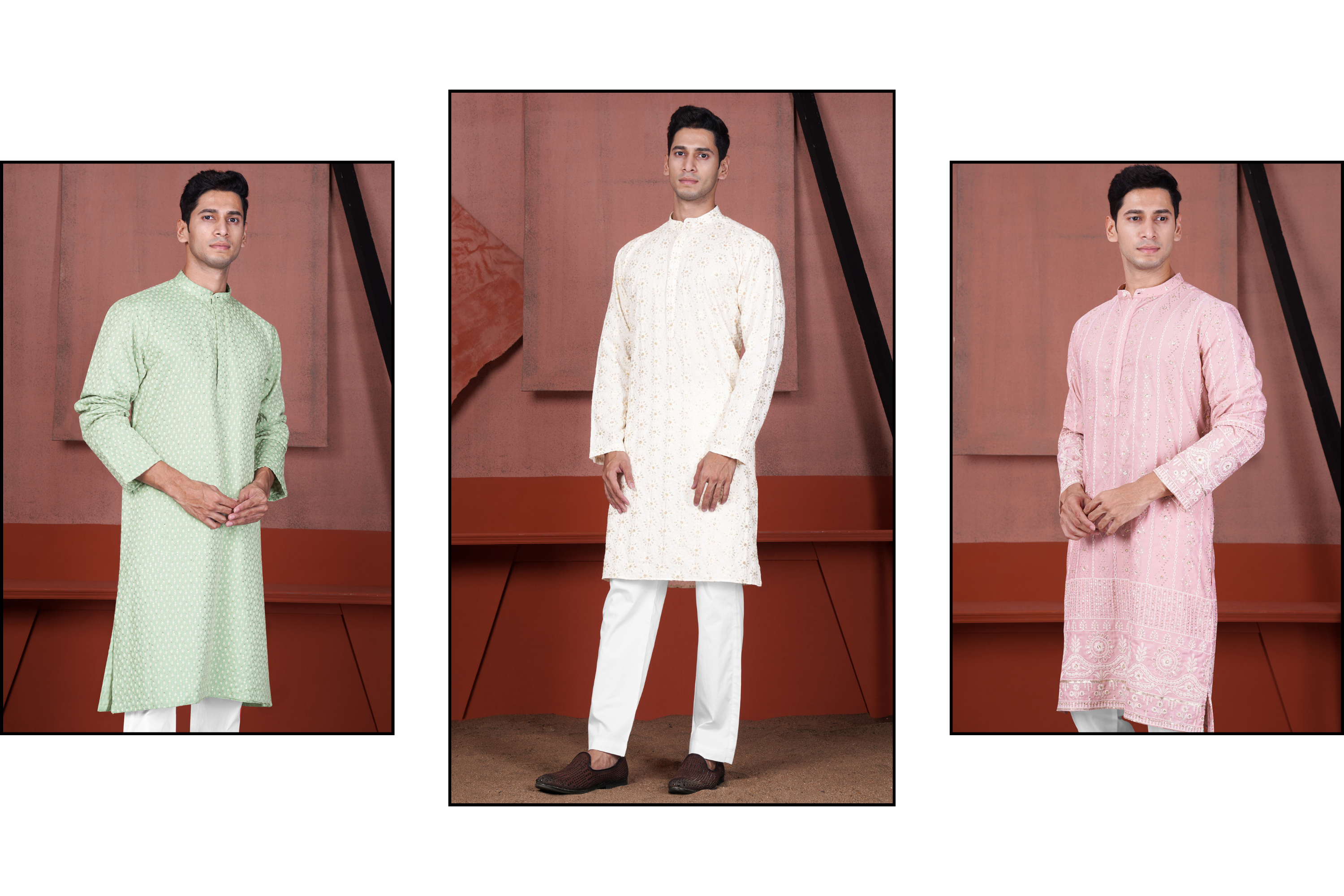 Ethnic Wear Embroidered Kurta Set For Navratri