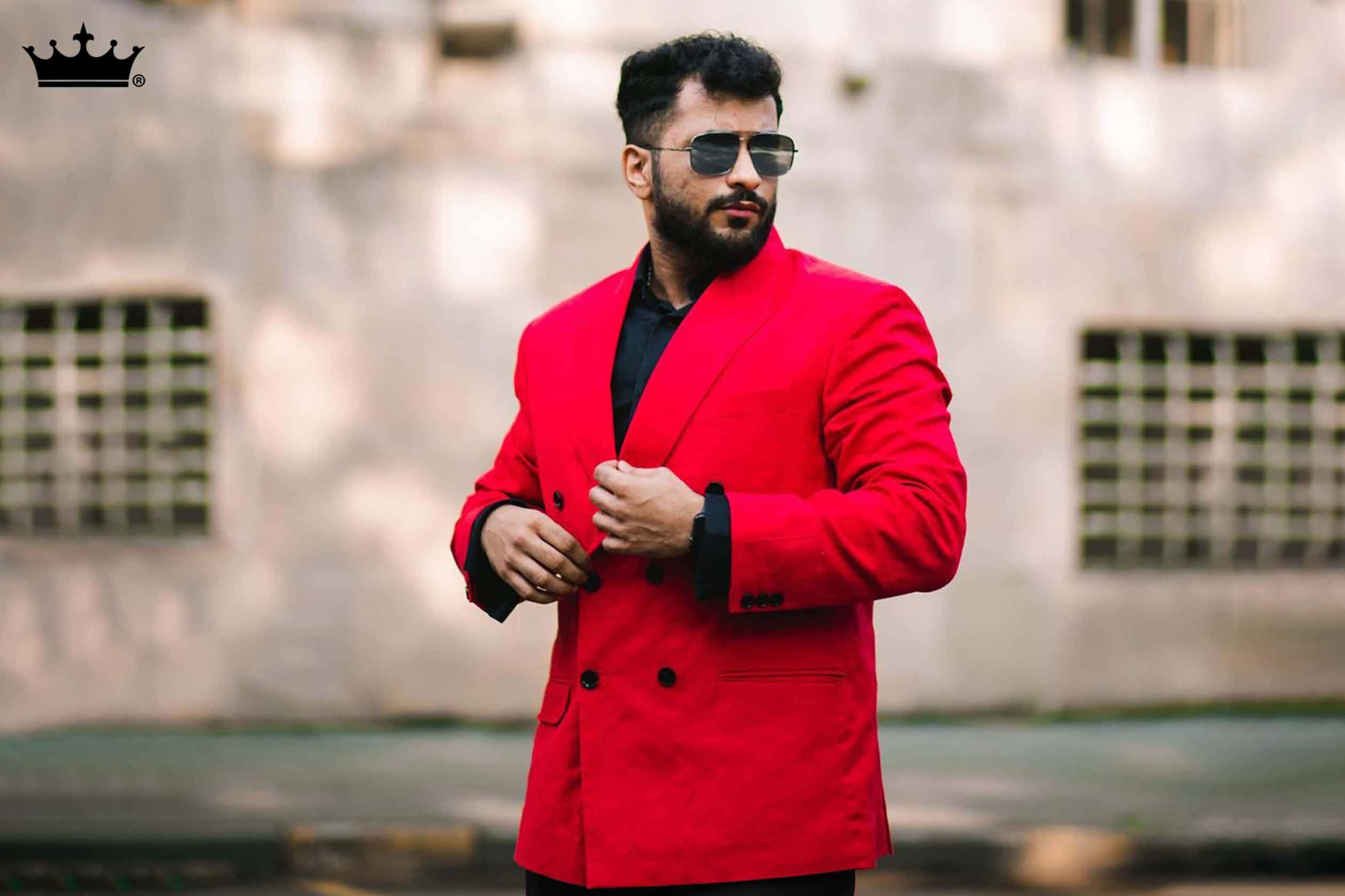 Red Blazers For Men