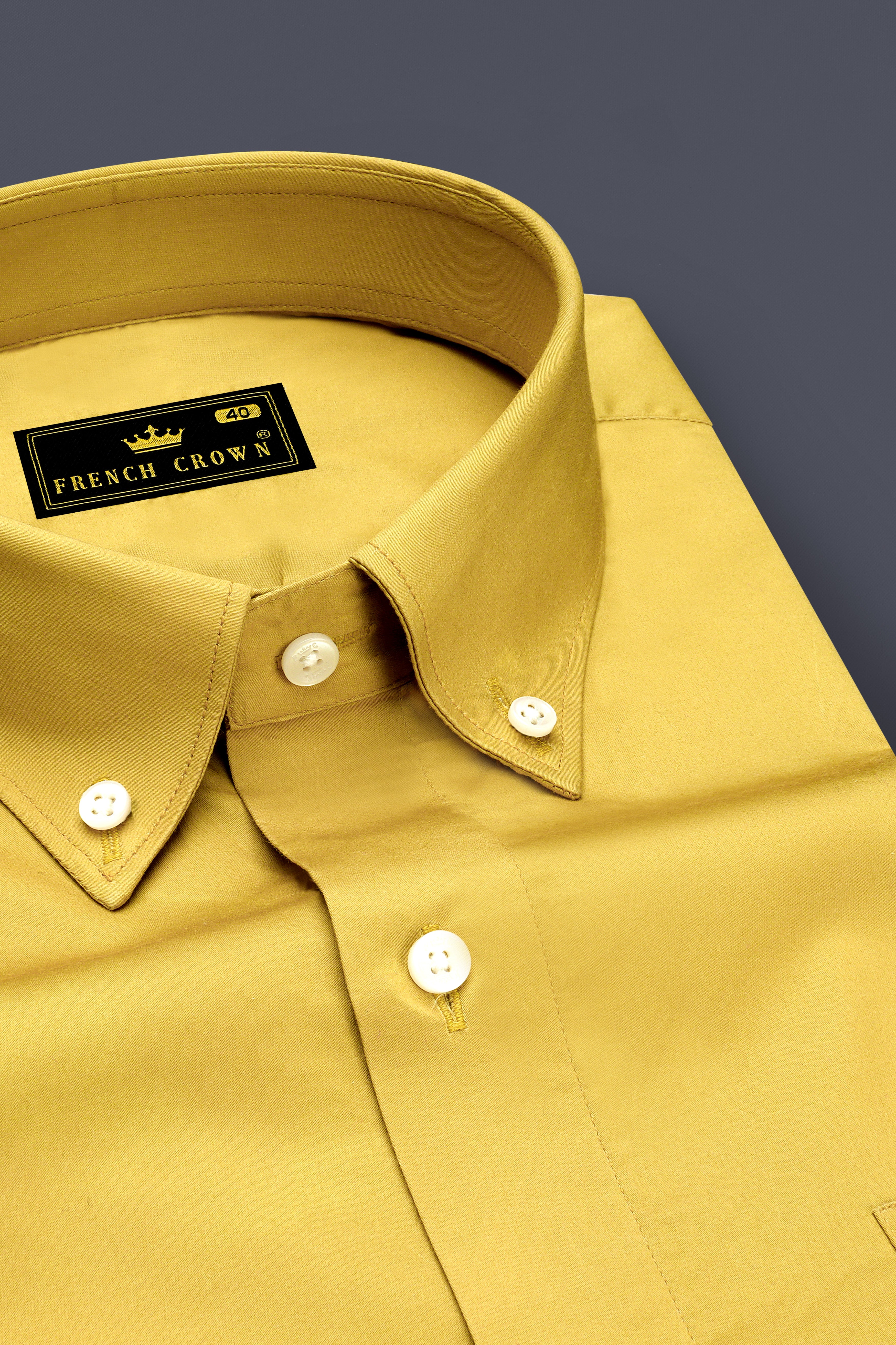 Chenin yellow Super Soft Premium Cotton Shirt
