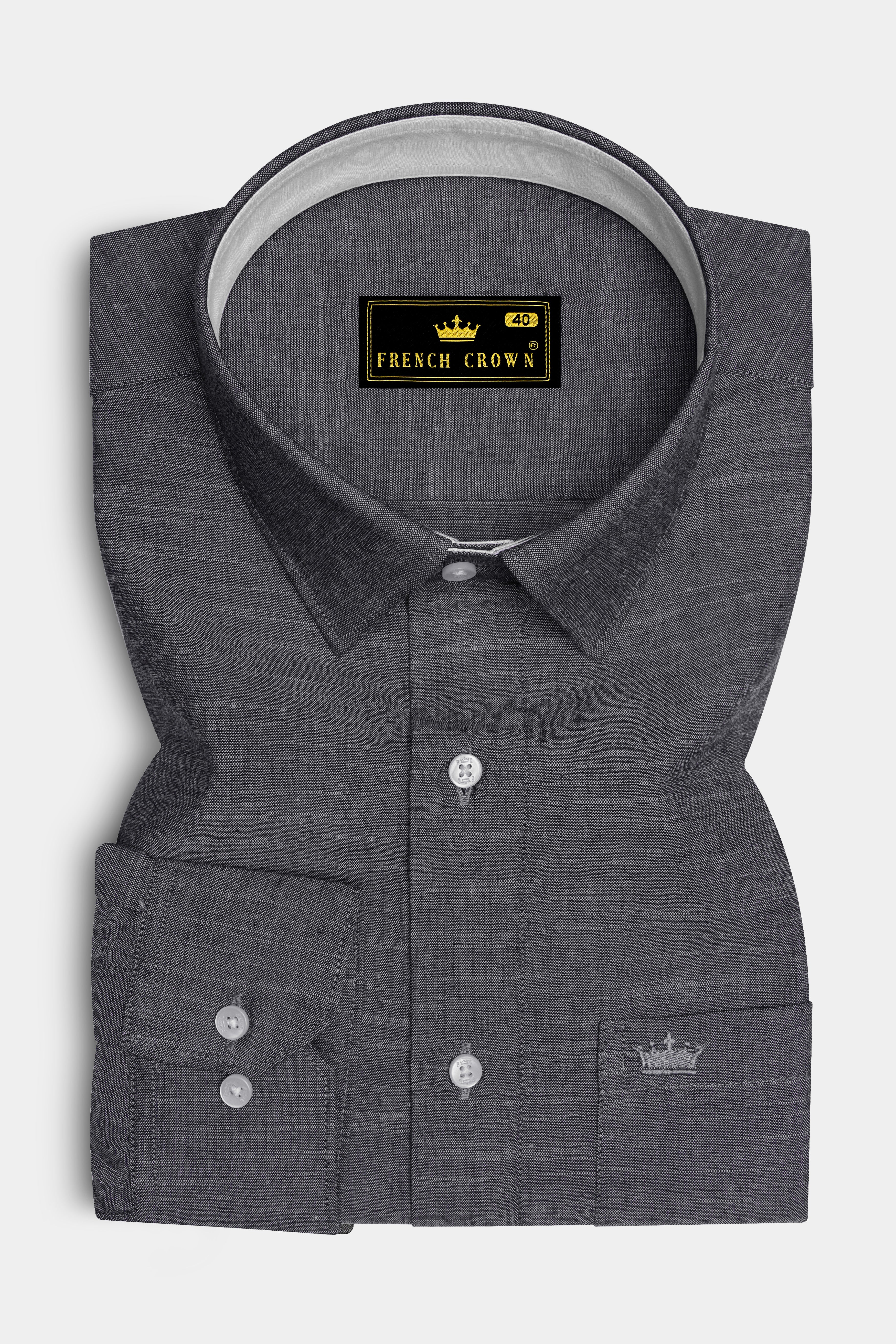 Boulder Gray Chambray Shirt