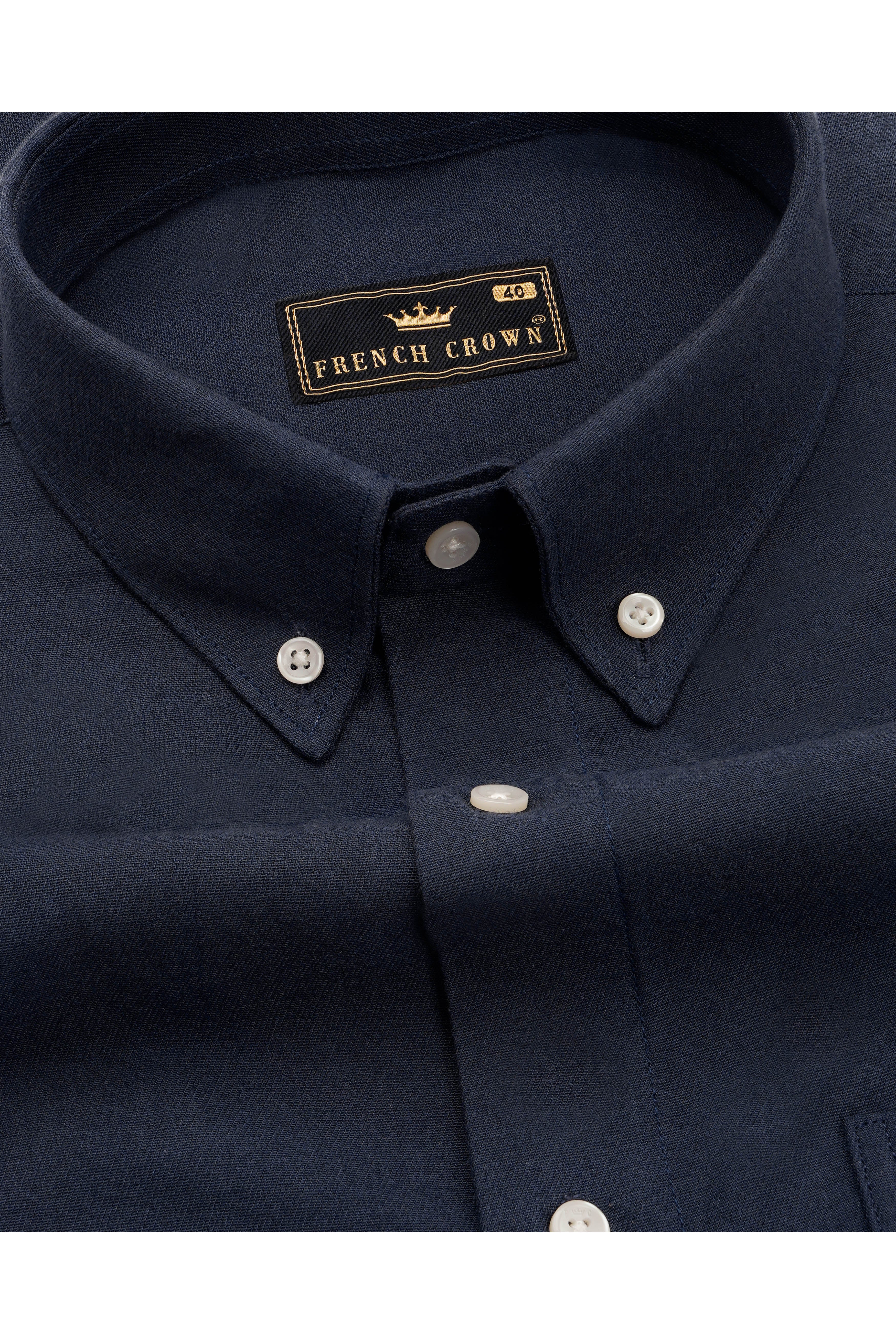 Ebony Blue Clay Blue Royal Oxford Shirt