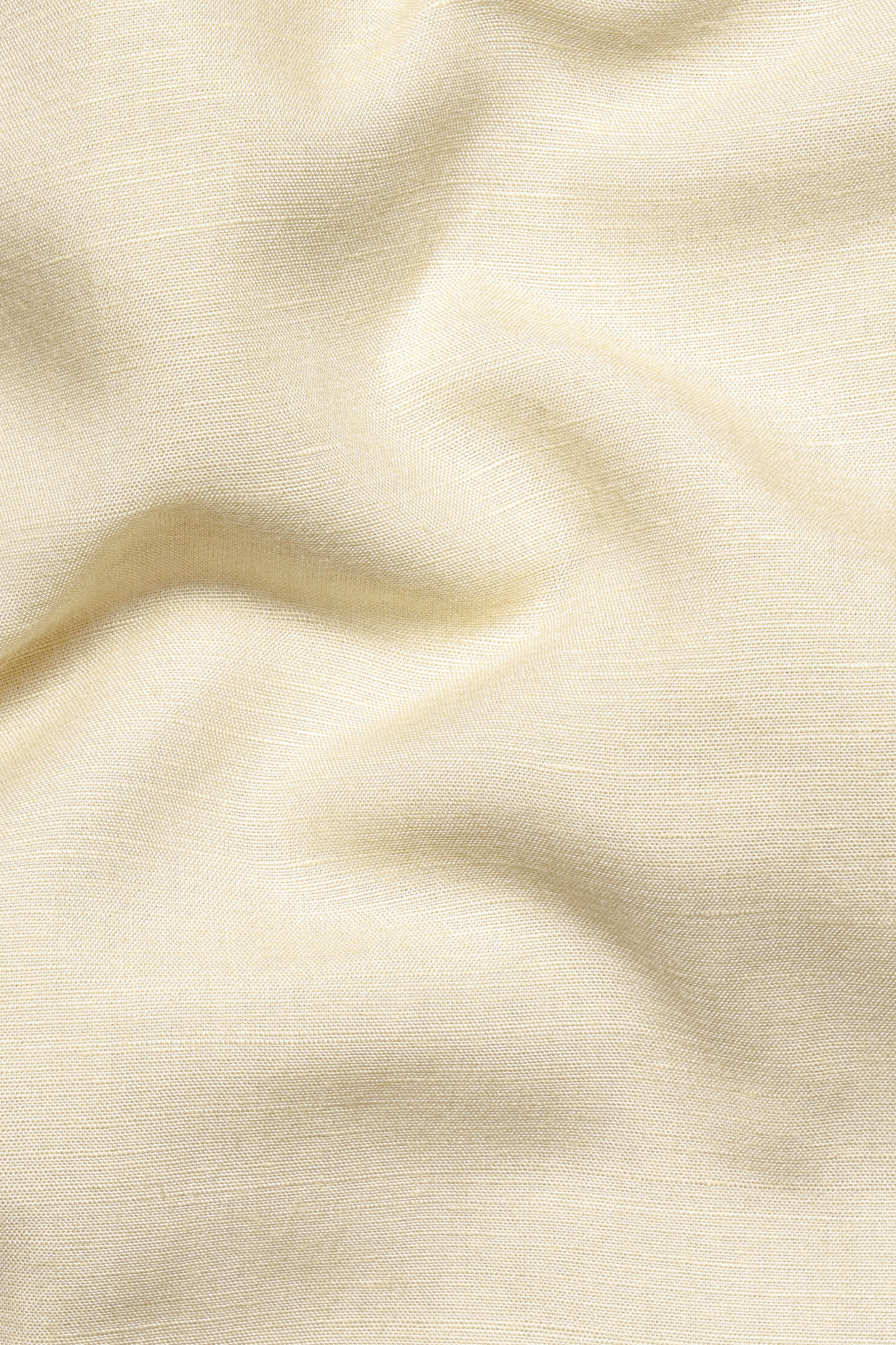 Rafia Beige Luxurious Linen Shirt