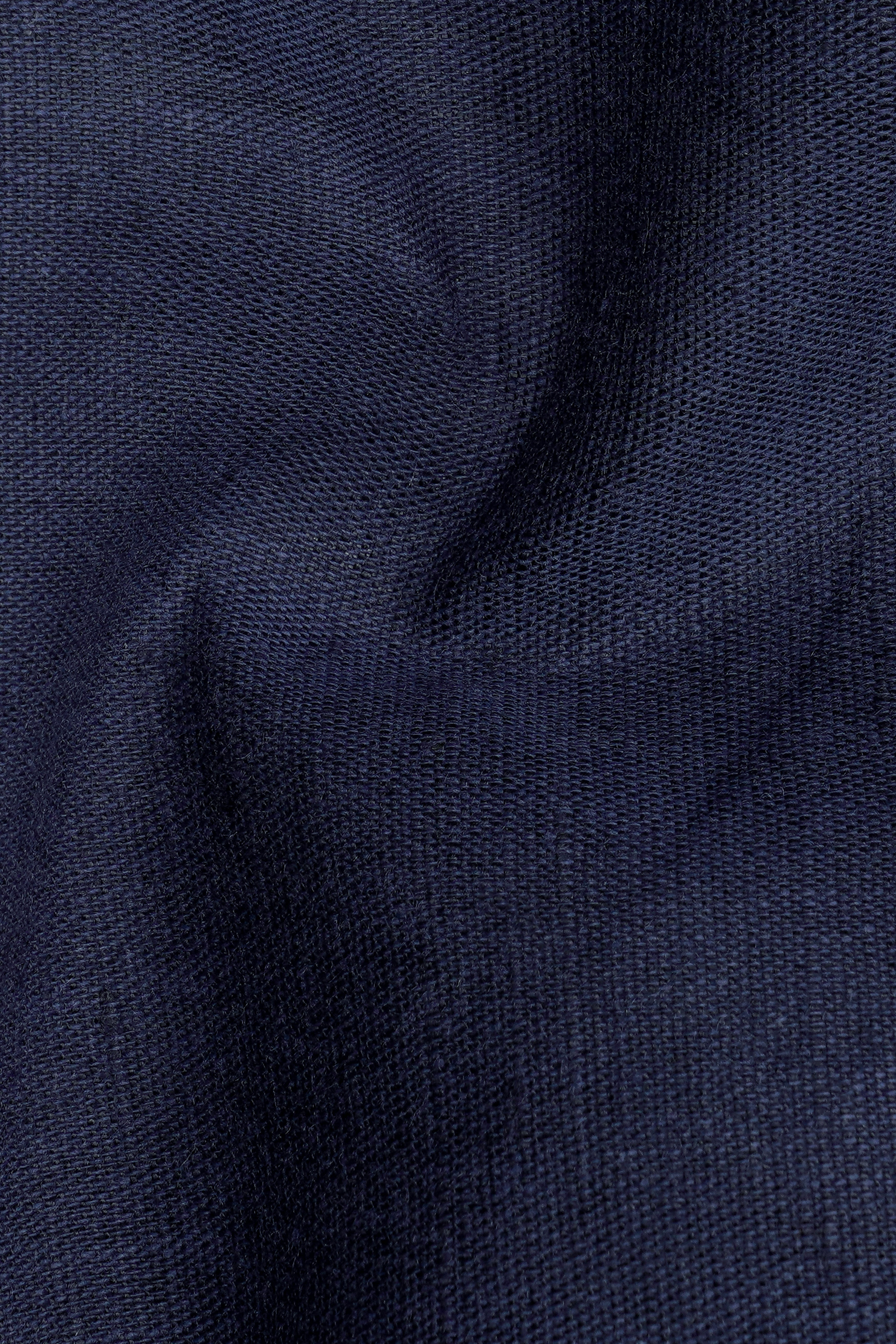 Cloud Burst Blue Luxurious Linen Shirt