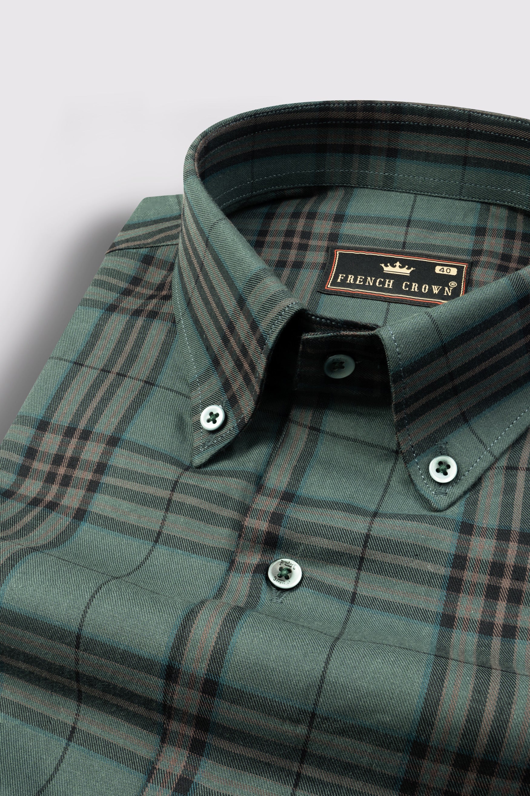 Nandor Green with Multicolor Plaid Textured Twill Premium Cotton Shirt 10266-BD-GR-38, 10266-BD-GR-H-38, 10266-BD-GR-39, 10266-BD-GR-H-39, 10266-BD-GR-40, 10266-BD-GR-H-40, 10266-BD-GR-42, 10266-BD-GR-H-42, 10266-BD-GR-44, 10266-BD-GR-H-44, 10266-BD-GR-46, 10266-BD-GR-H-46, 10266-BD-GR-48, 10266-BD-GR-H-48, 10266-BD-GR-50, 10266-BD-GR-H-50, 10266-BD-GR-52, 10266-BD-GR-H-52