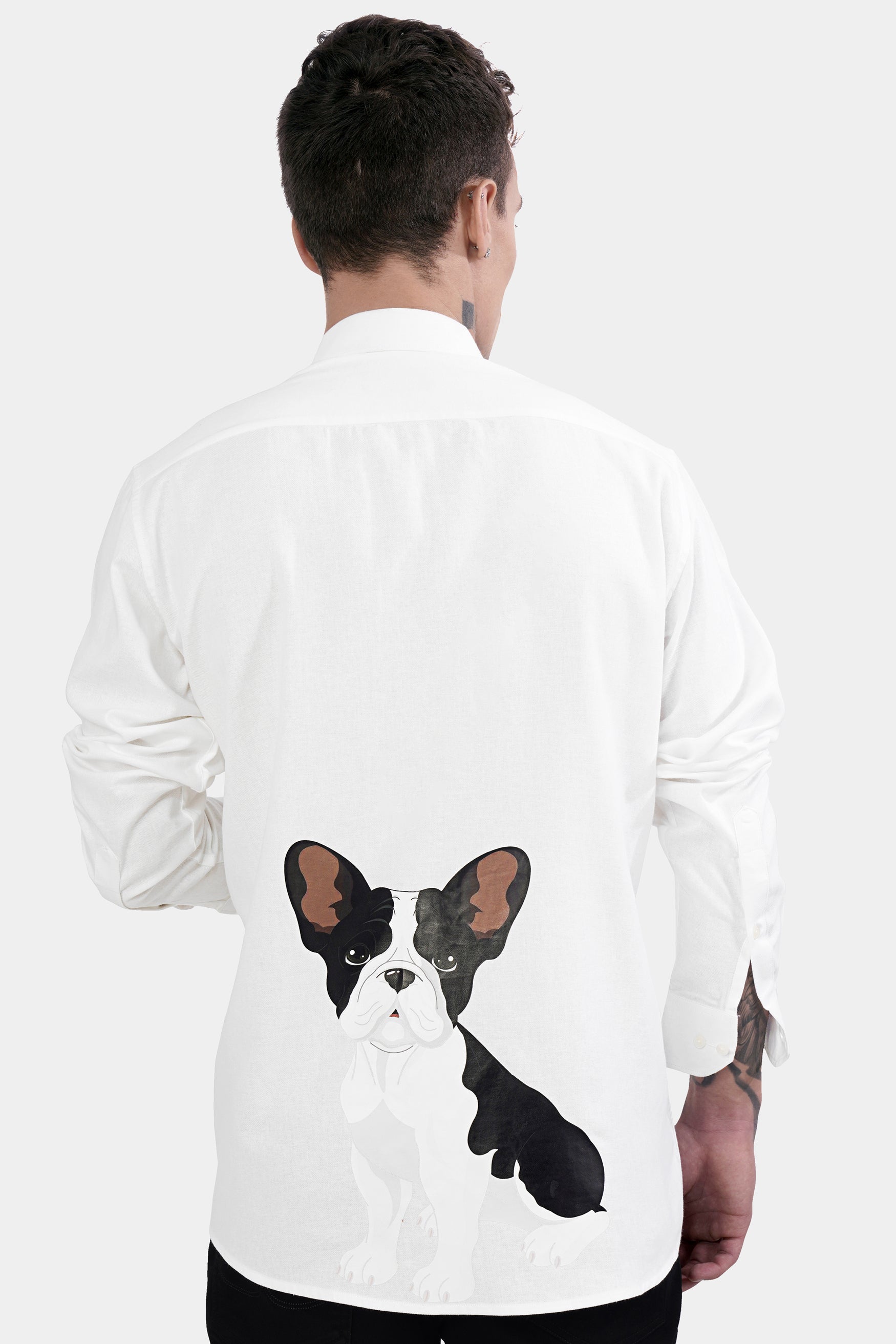 Bright White French Bulldog Printed Riyal Oxford Designer Shirt 10505-CA-RPRT108-38, 10505-CA-RPRT108-H-38, 10505-CA-RPRT108-39, 10505-CA-RPRT108-H-39, 10505-CA-RPRT108-40, 10505-CA-RPRT108-H-40, 10505-CA-RPRT108-42, 10505-CA-RPRT108-H-42, 10505-CA-RPRT108-44, 10505-CA-RPRT108-H-44, 10505-CA-RPRT108-46, 10505-CA-RPRT108-H-46, 10505-CA-RPRT108-48, 10505-CA-RPRT108-H-48, 10505-CA-RPRT108-50, 10505-CA-RPRT108-H-50, 10505-CA-RPRT108-52, 10505-CA-RPRT108-H-52