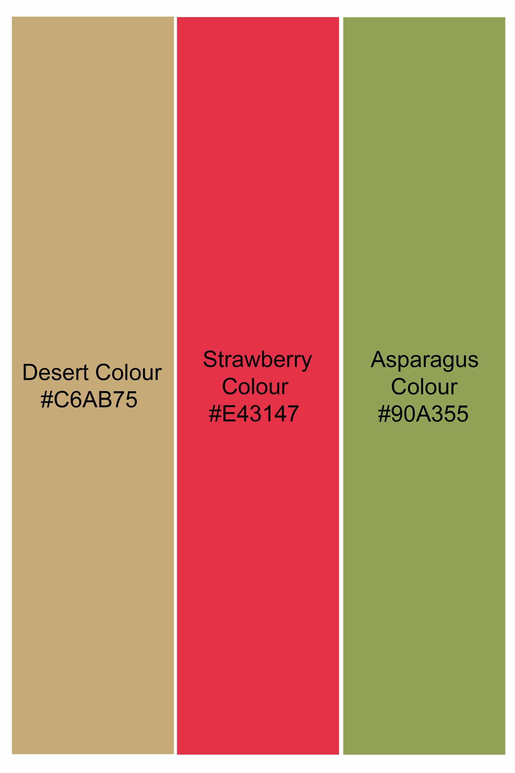 Desert Brown Ditsy Printed Premium Tencel Overshirt