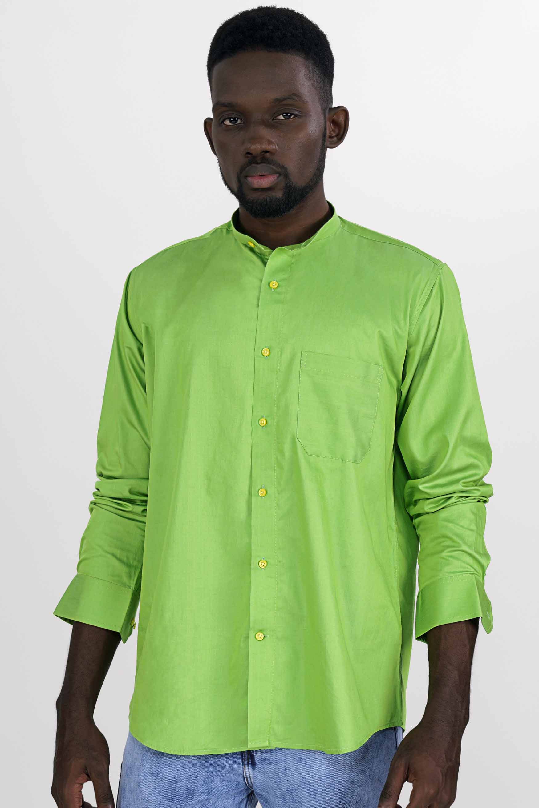 Frog Green Chambray Shirt