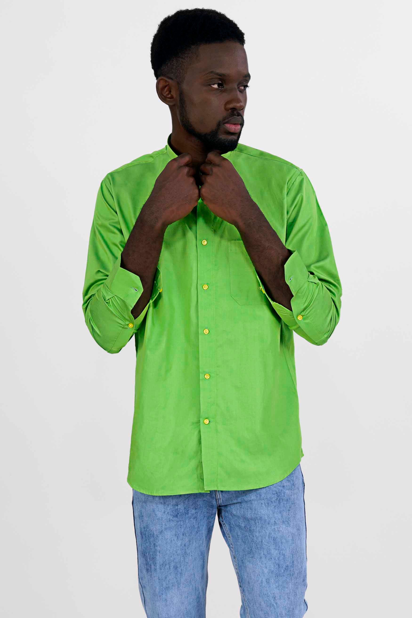 Frog Green Chambray Shirt