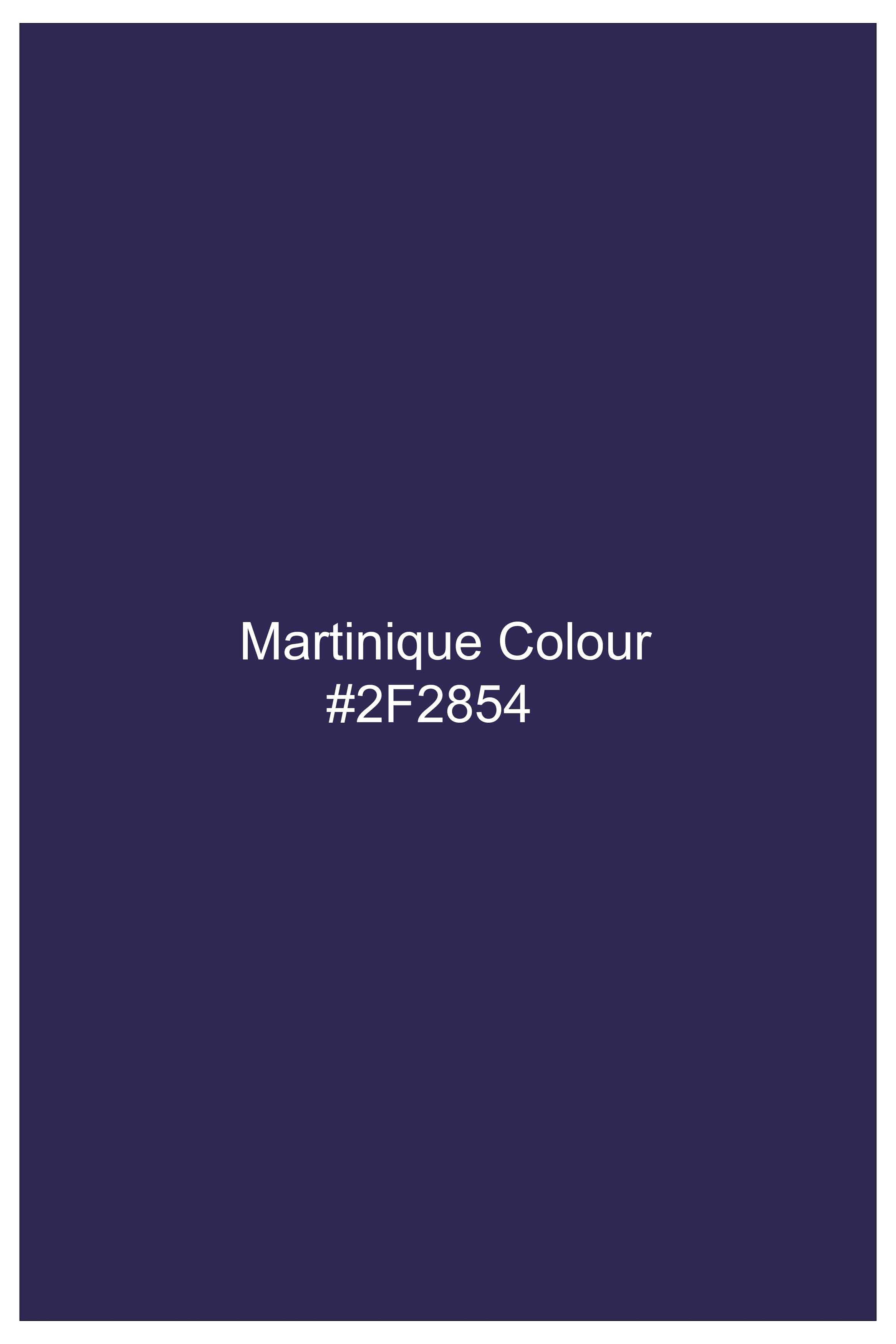Martinique Purple Premium Cotton Shirt
