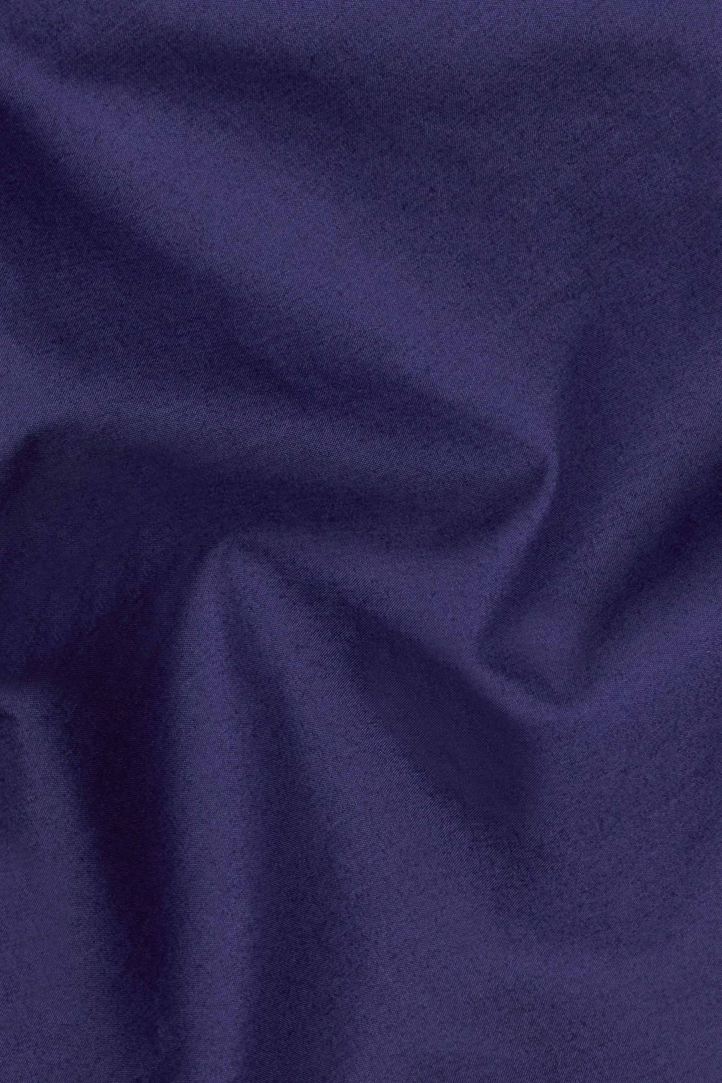 Martinique Purple Premium Cotton Shirt