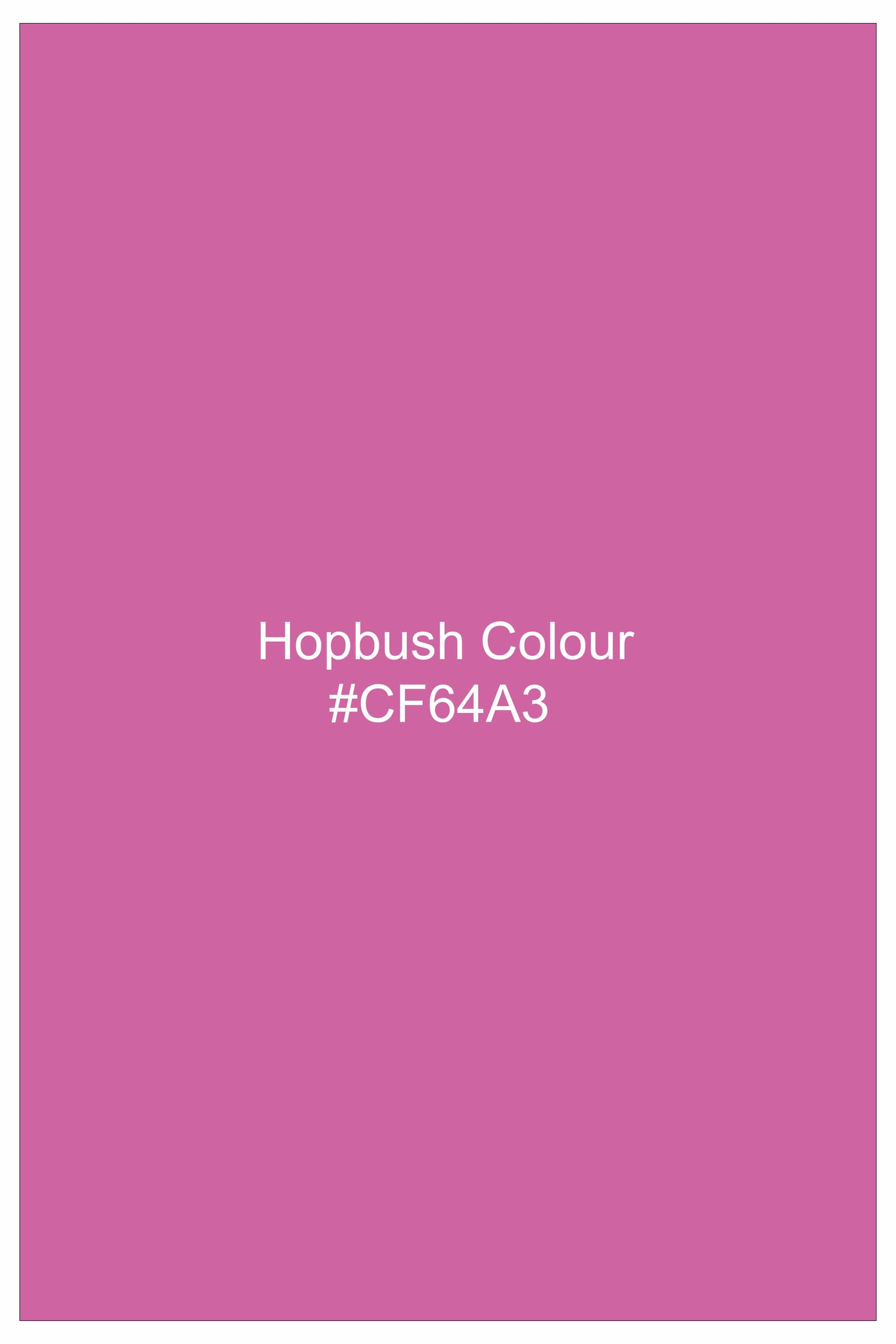 Hopbush Pink Dobby Textured Premium Giza Cotton Shirt