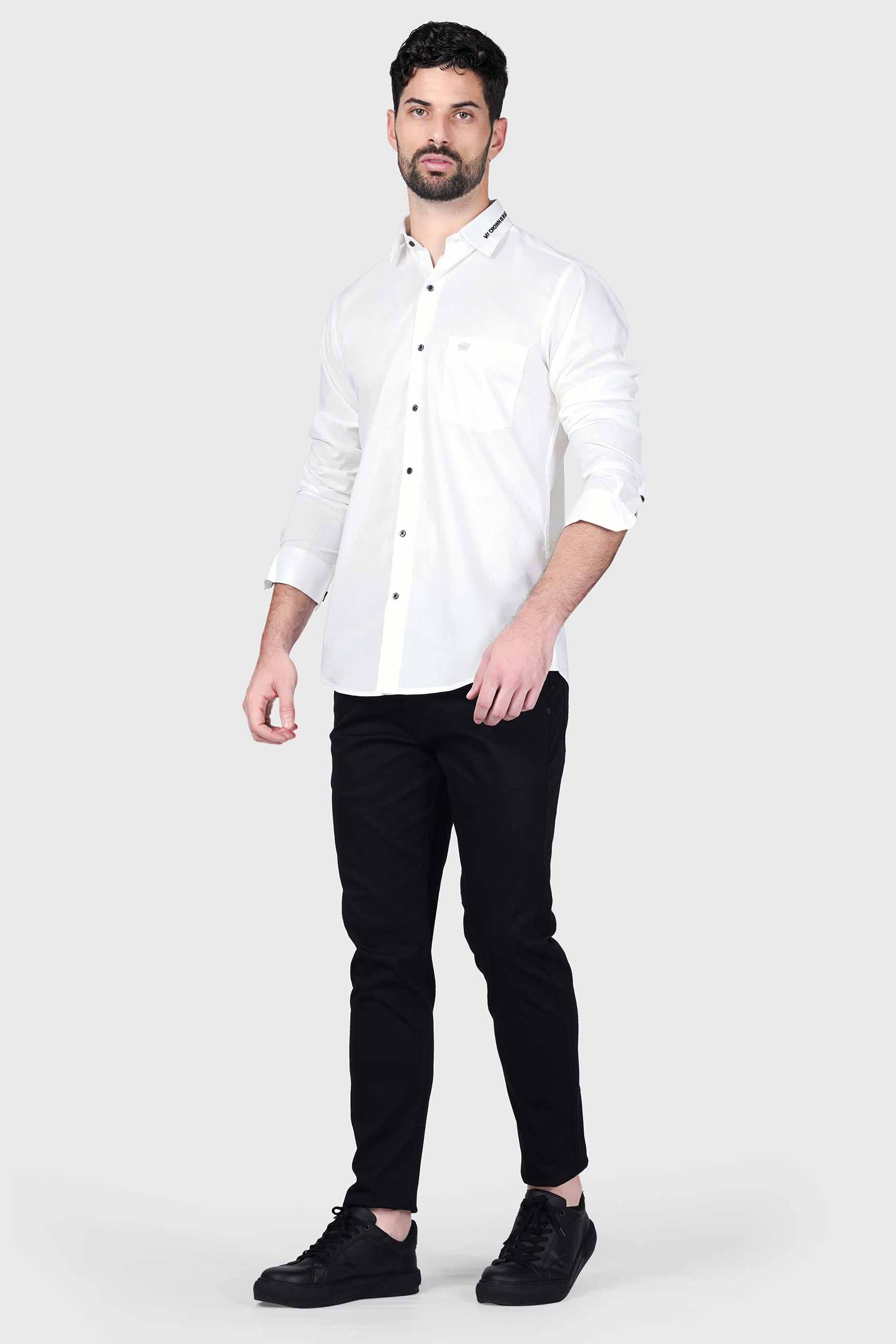 Bright White Quote Embroidered Subtle Sheen Super Soft Premium Cotton Designer Shirt 1062-BLK-E334-38, 1062-BLK-E334-H-38, 1062-BLK-E334-39, 1062-BLK-E334-H-39, 1062-BLK-E334-40, 1062-BLK-E334-H-40, 1062-BLK-E334-42, 1062-BLK-E334-H-42, 1062-BLK-E334-44, 1062-BLK-E334-H-44, 1062-BLK-E334-46, 1062-BLK-E334-H-46, 1062-BLK-E334-48, 1062-BLK-E334-H-48, 1062-BLK-E334-50, 1062-BLK-E334-H-50, 1062-BLK-E334-52, 1062-BLK-E334-H-52