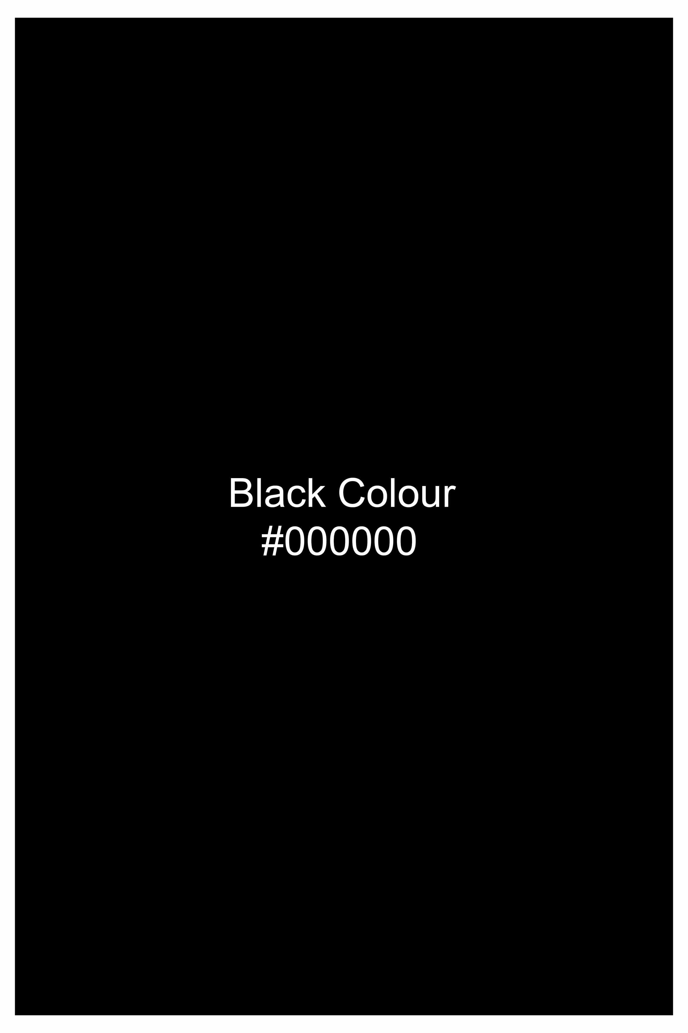 Jade Black Super Soft Premium Concealed Button Cotton Designer Shirt