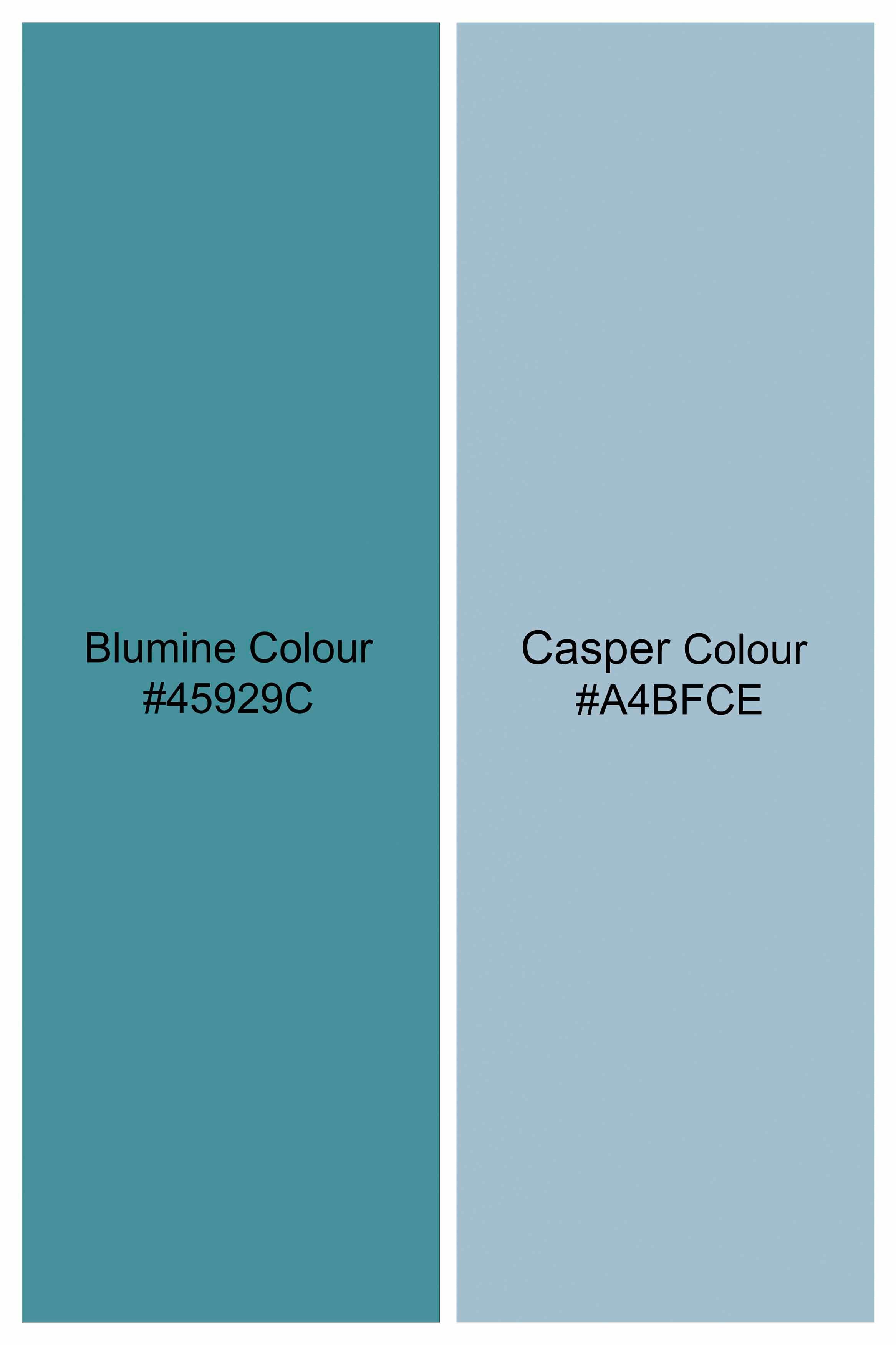 Blumine with Casper Gray Funky Printed Super Soft Premium Cotton Shirt