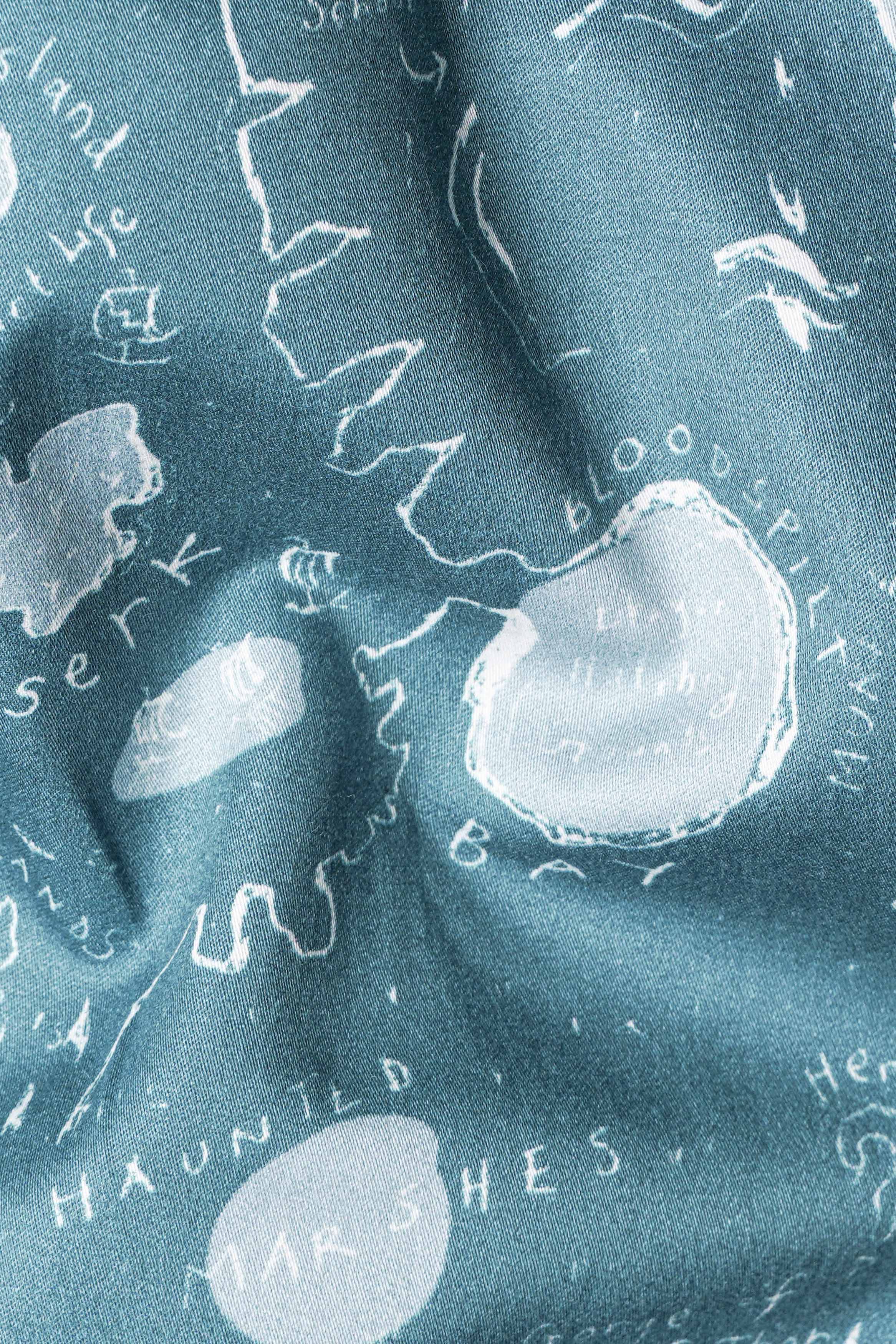 Blumine with Casper Gray Funky Printed Super Soft Premium Cotton Shirt
