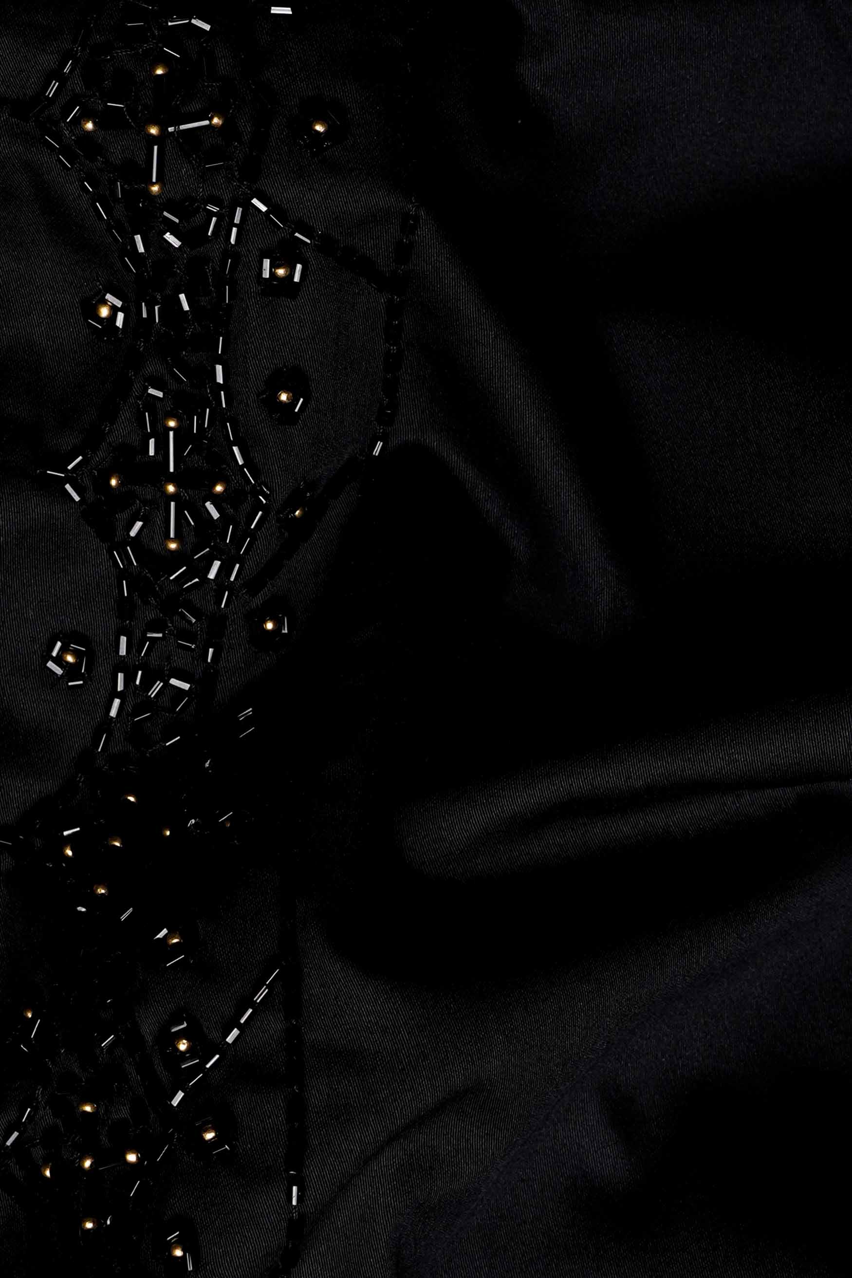 Jade Black Pearls Embroidered Super Soft Premium Cotton Designer Shirt 10730-BLK-E182-38, 10730-BLK-E182-H-38, 10730-BLK-E182-39, 10730-BLK-E182-H-39, 10730-BLK-E182-40, 10730-BLK-E182-H-40, 10730-BLK-E182-42, 10730-BLK-E182-H-42, 10730-BLK-E182-44, 10730-BLK-E182-H-44, 10730-BLK-E182-46, 10730-BLK-E182-H-46, 10730-BLK-E182-48, 10730-BLK-E182-H-48, 10730-BLK-E182-50, 10730-BLK-E182-H-50, 10730-BLK-E182-52, 10730-BLK-E182-H-52