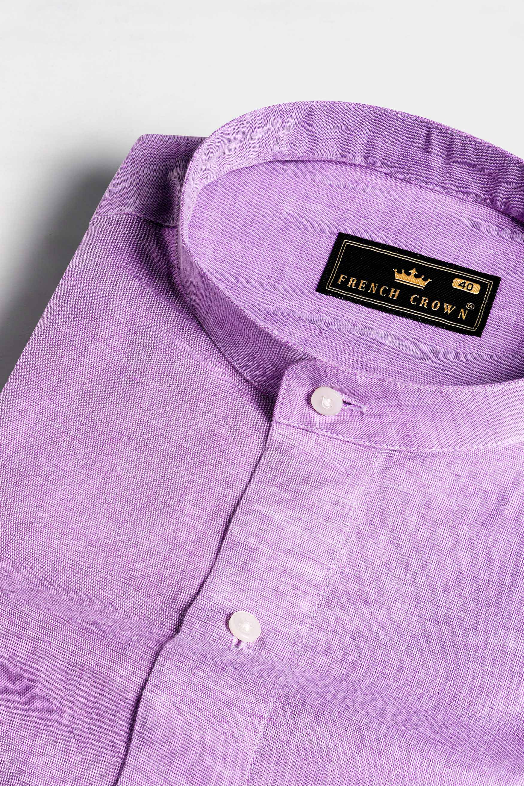 Plum Purple Formal/Casual Textured Premium Cotton Shirt for Men 18in / 46cm / XXL / Half / Short Sleeves