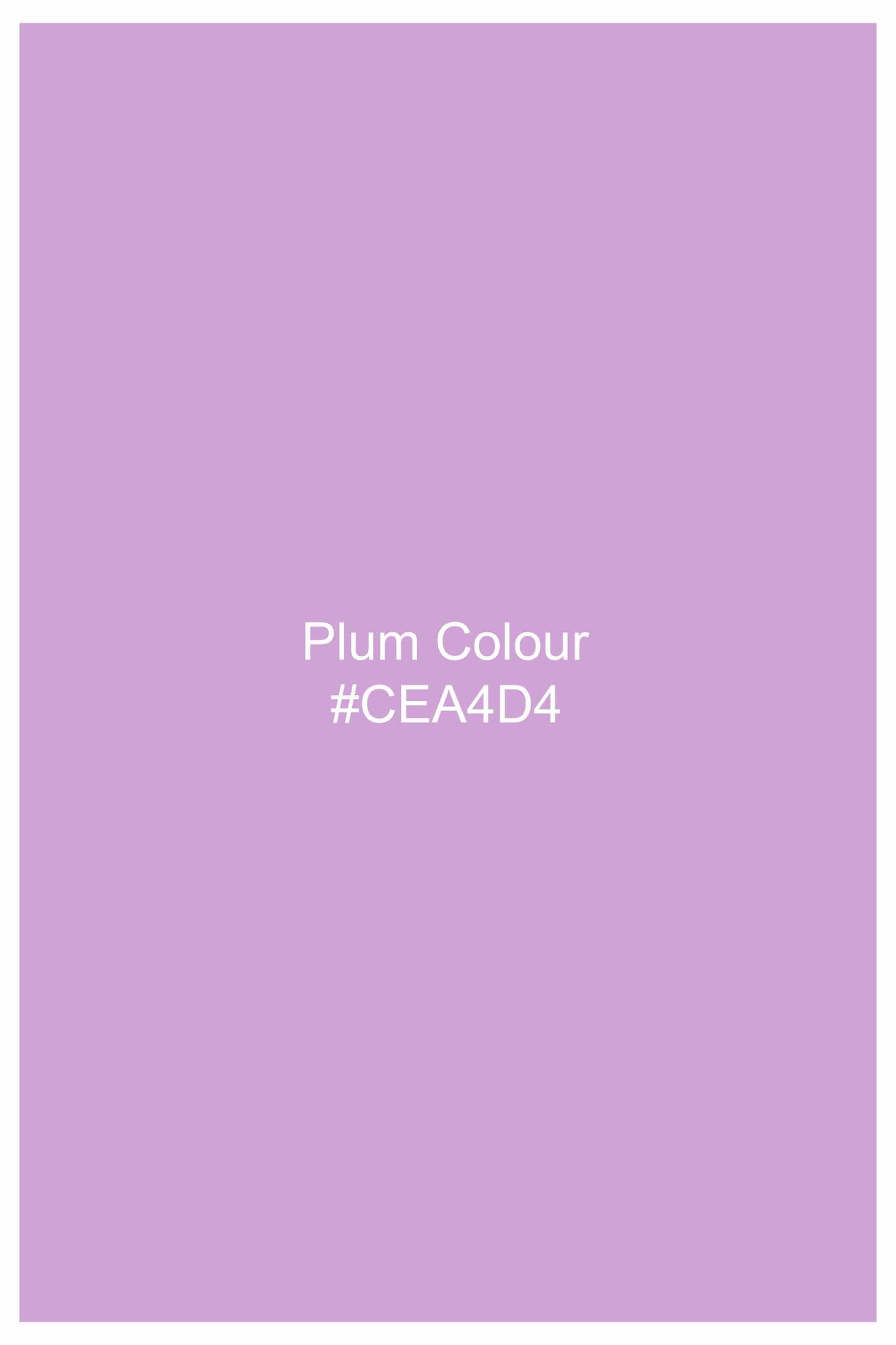 Plum Purple Luxurious Linen Shirt
