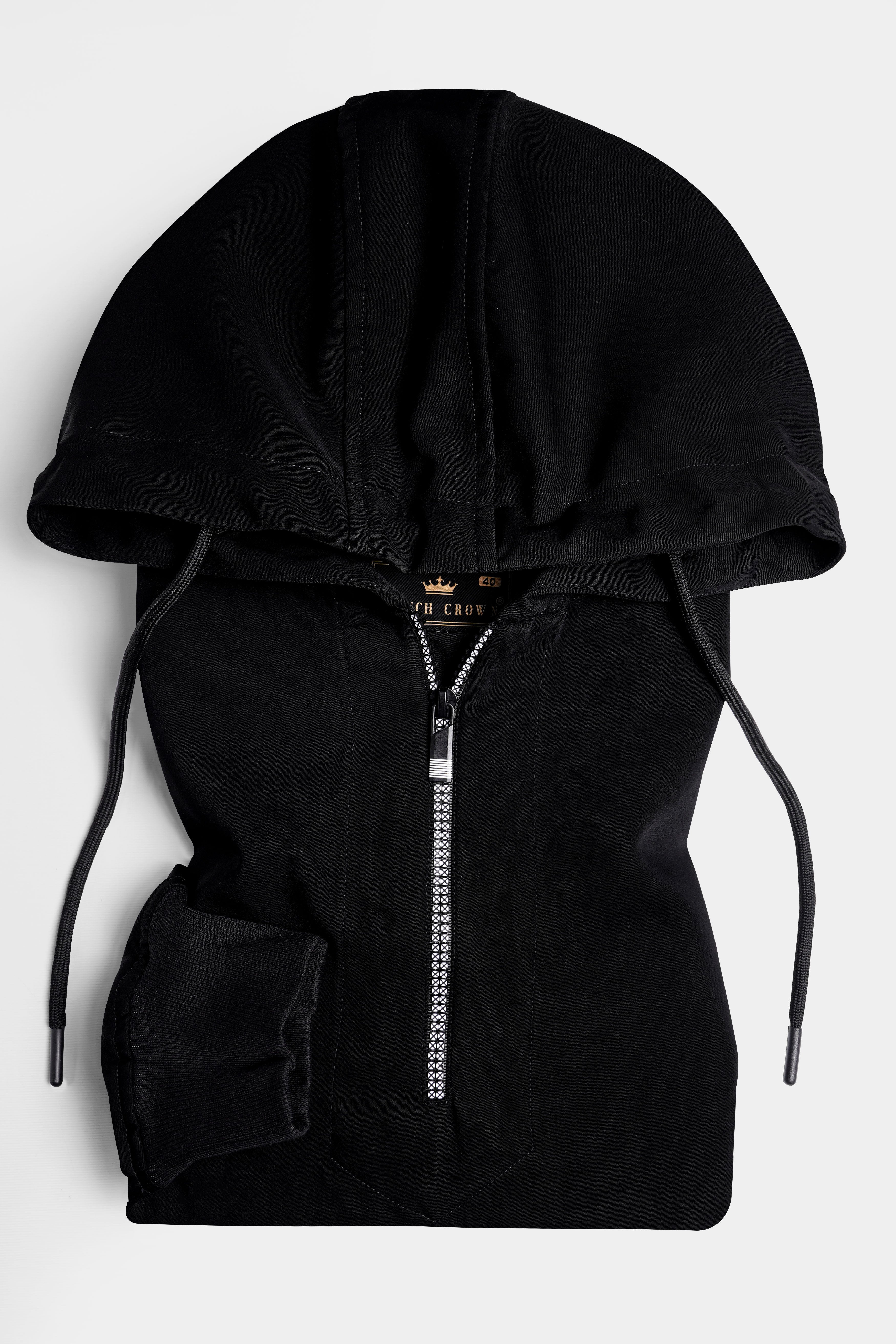 Noirex-Korean Black Scorpion Stonework Hoodie
