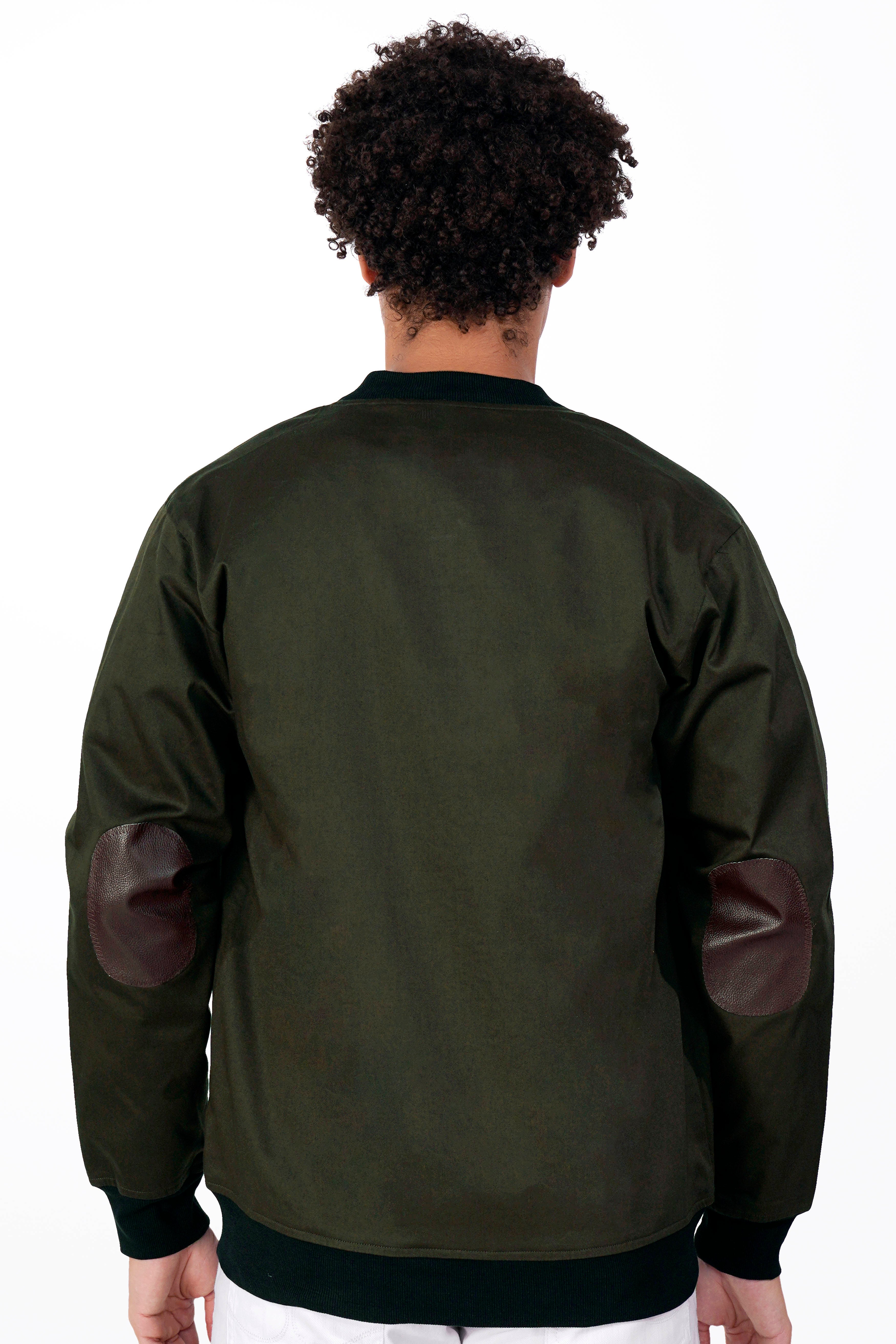 Birch Green Premium Cotton Bomber Jacket