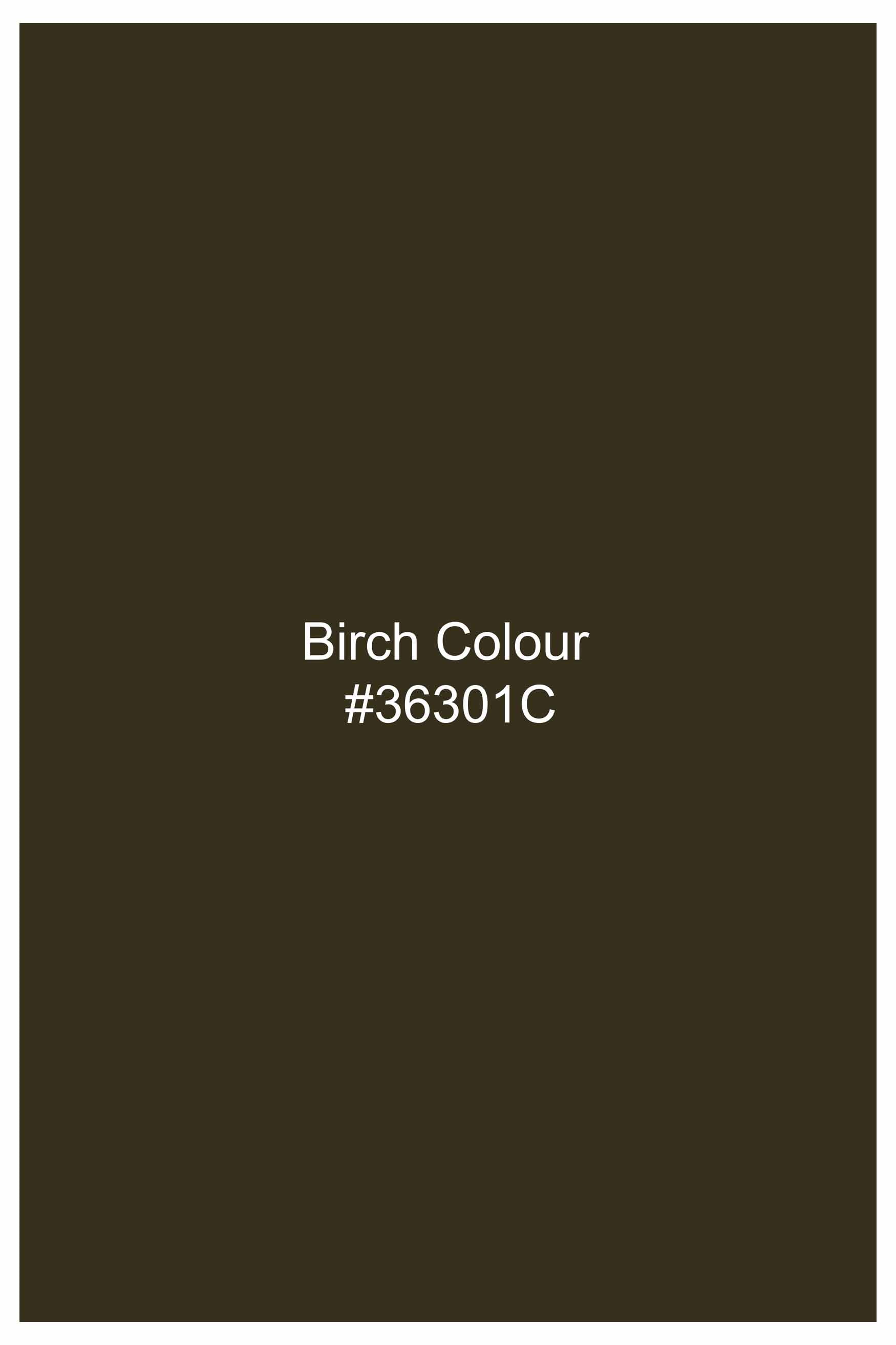 Birch Green Subtle Sheen Super Soft Premium Cotton Tuxedo Shirt