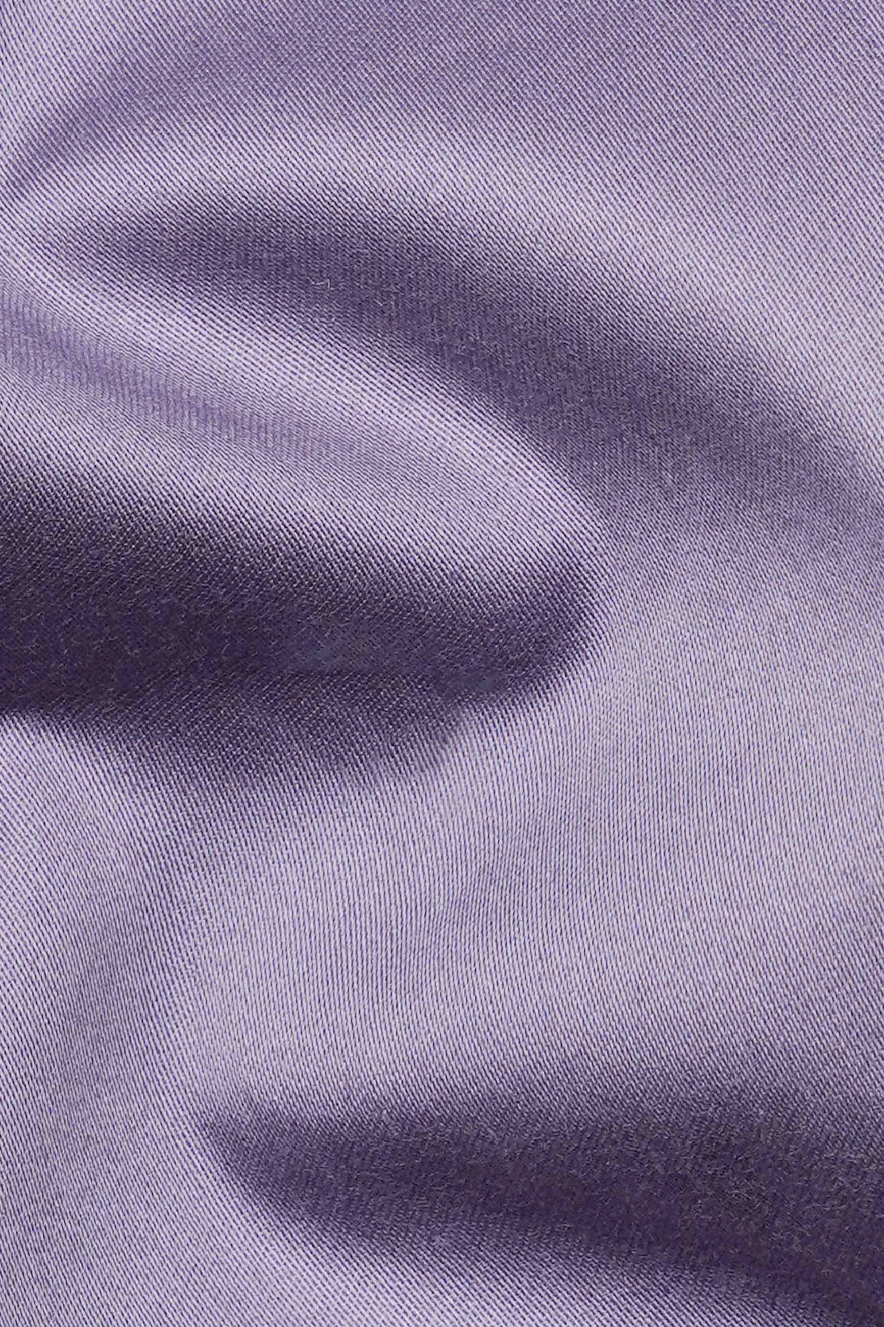 Amethyst Smoke Lavender Subtle Sheen Super Soft Premium Cotton Tuxedo Shirt