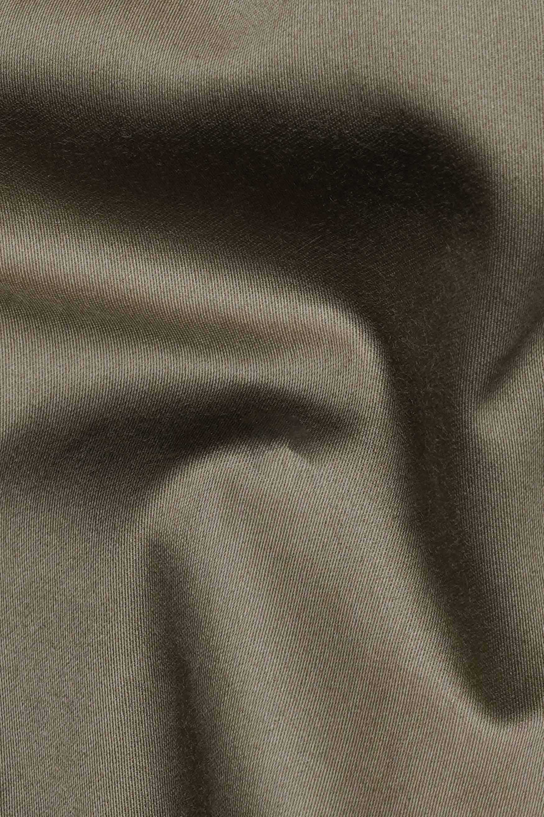 Sandstone Brown Subtle Sheen Super Soft Premium Cotton Shirt