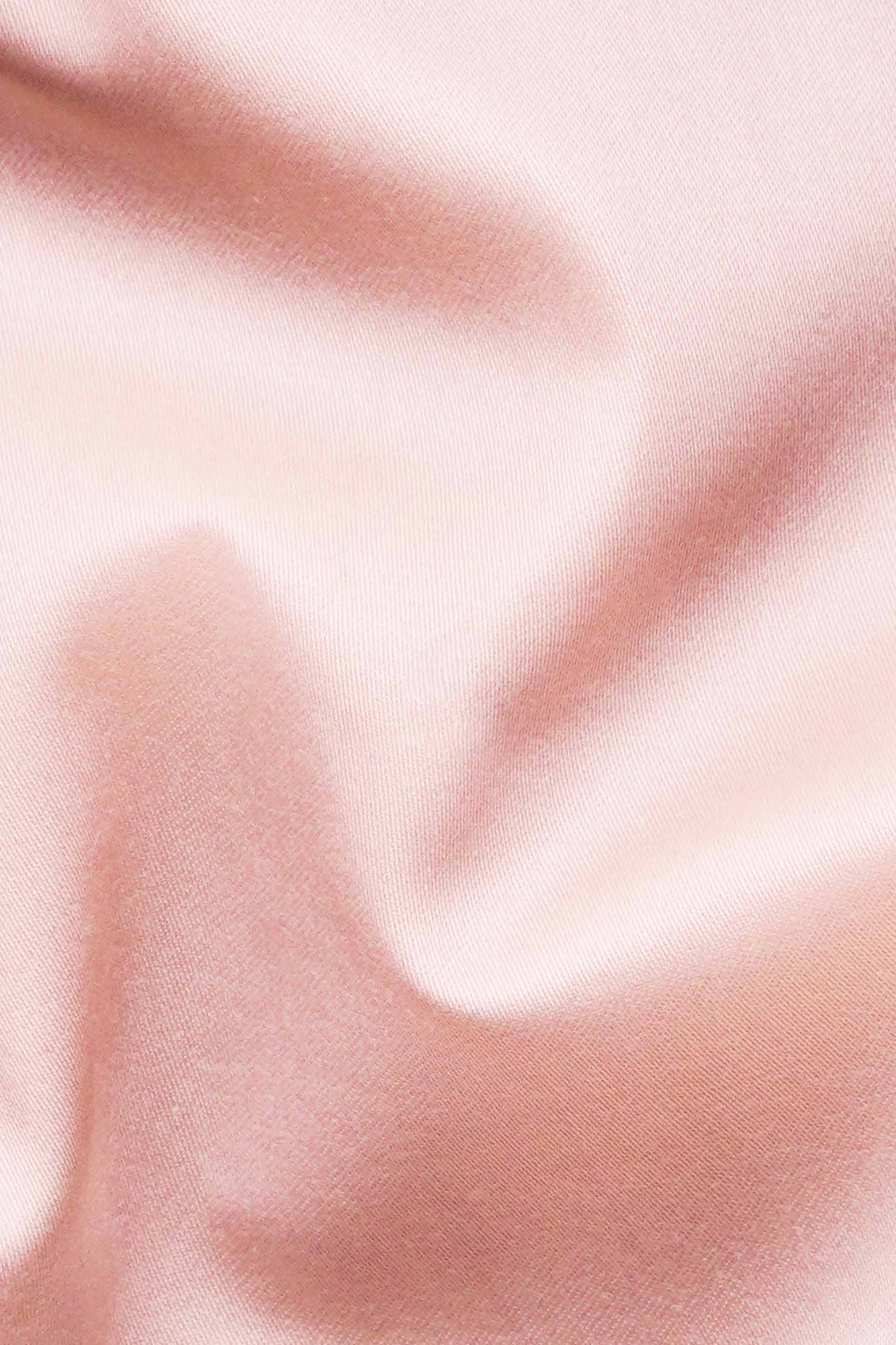 Oyster Pink Subtle Sheen Super Soft Premium Cotton Tuxedo Shirt