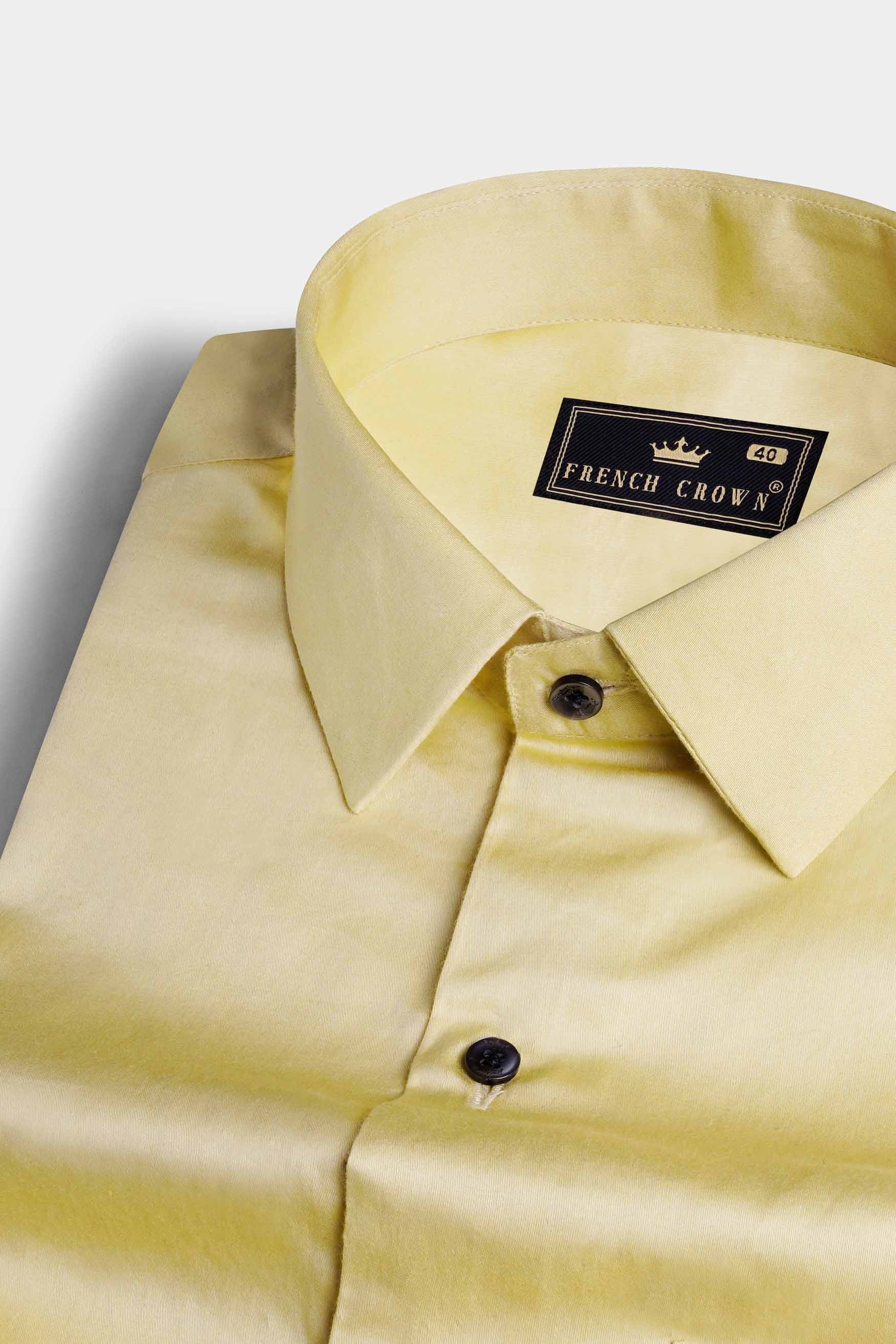Fawn Brown Subtle Sheen Super Soft Premium Cotton Shirt