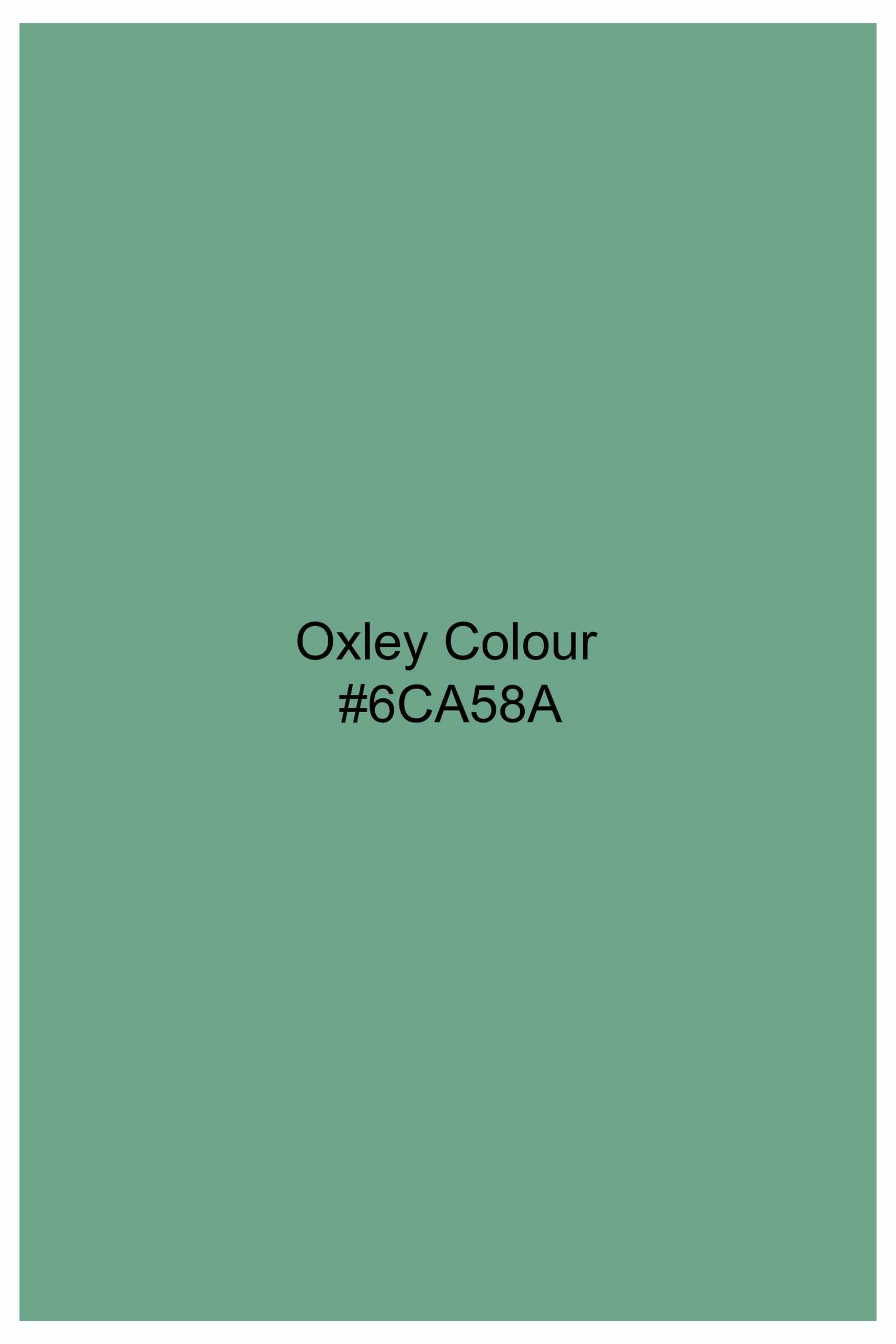 Oxley Green Subtle Sheen Super Soft Premium Cotton Tuxedo Shirt