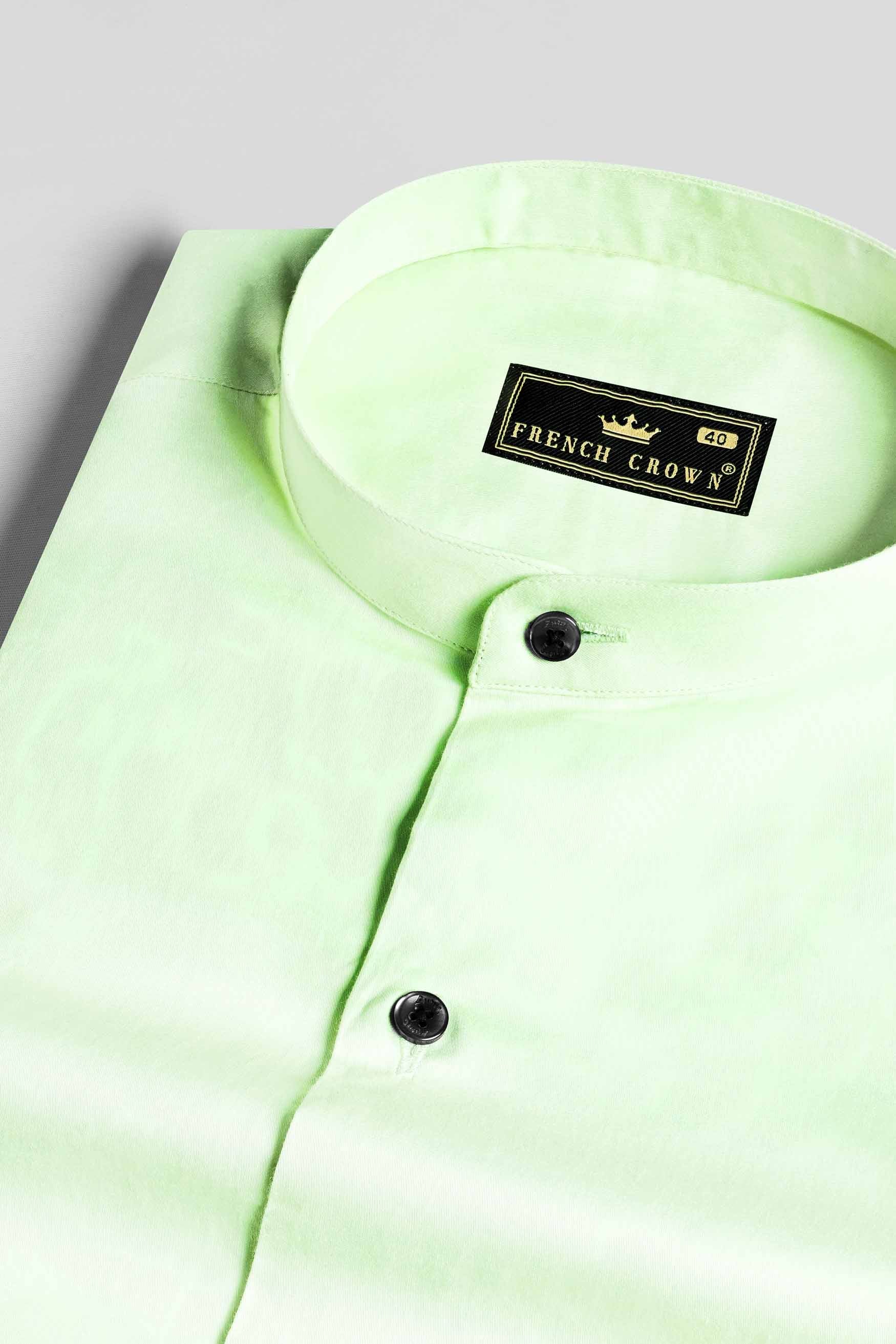 Sage Green Formal Plain-Solid Premium Cotton Shirt for Men 16in / 40cm / M / Half / Short Sleeves Sage Green Formal Plain-Solid Premium Cotton Shirt for Men 16in / 40cm / M / Half / Short Sleeves