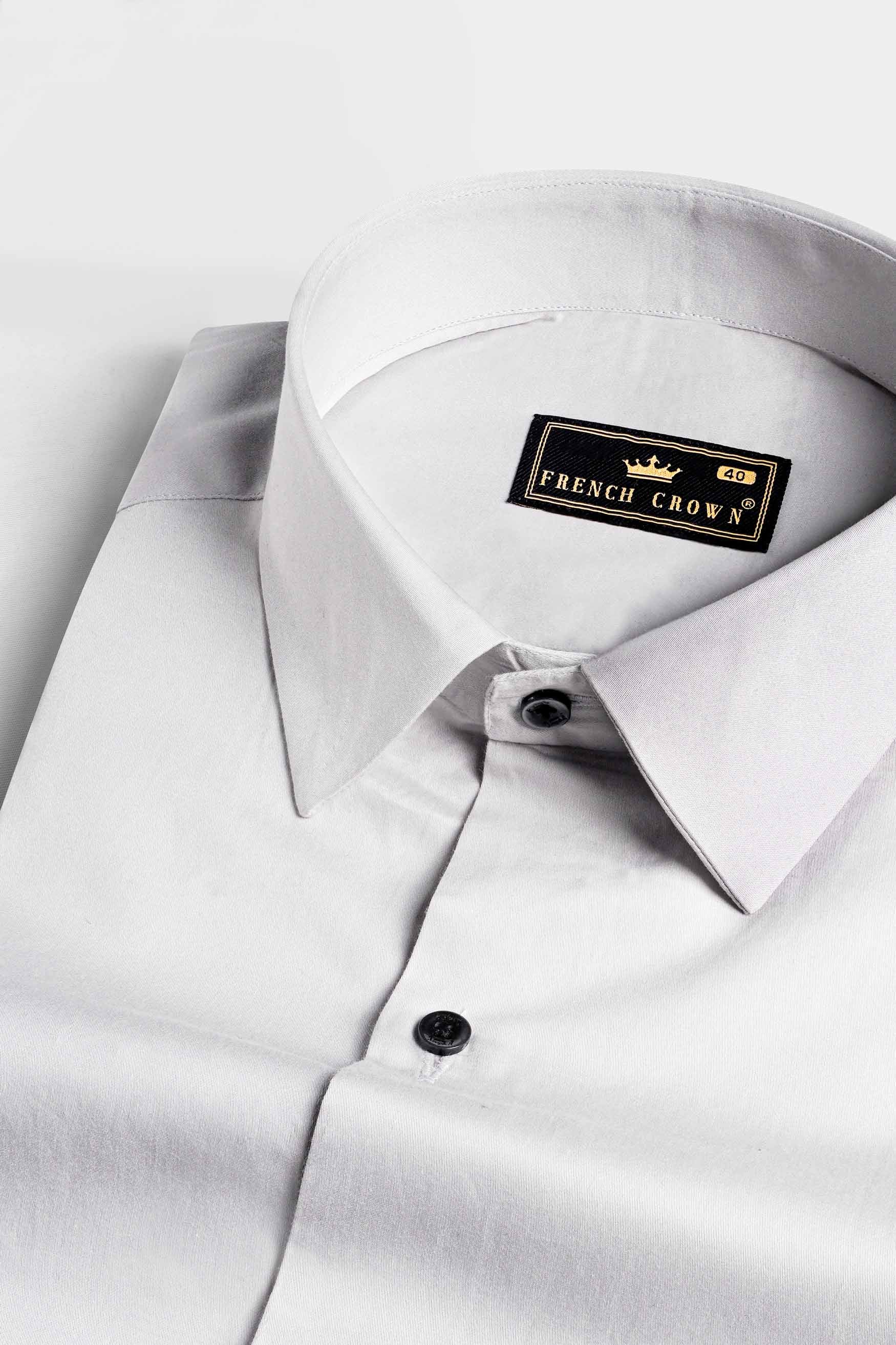 Gainsboro Gray Subtle Sheen Super Soft Premium Cotton Shirt 11091-BLK-38, 11091-BLK-H-38, 11091-BLK-39, 11091-BLK-H-39, 11091-BLK-40, 11091-BLK-H-40, 11091-BLK-42, 11091-BLK-H-42, 11091-BLK-44, 11091-BLK-H-44, 11091-BLK-46, 11091-BLK-H-46, 11091-BLK-48, 11091-BLK-H-48, 11091-BLK-50, 11091-BLK-H-50, 11091-BLK-52, 11091-BLK-H-52