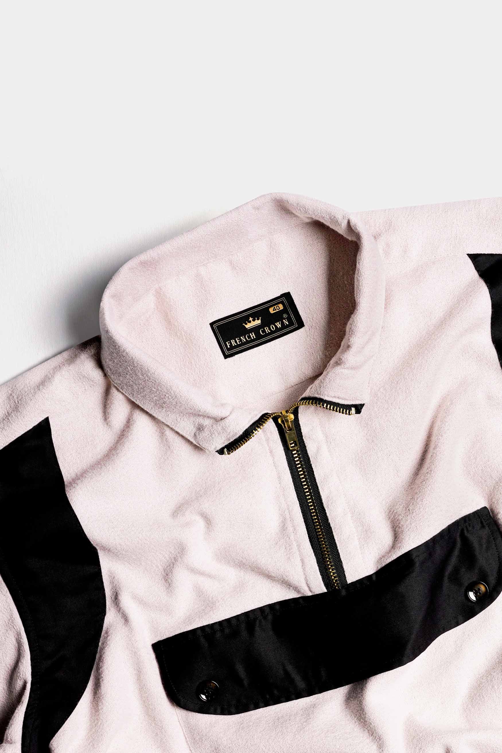 Cavern Cream and Black Royal Oxford Designer Jacket