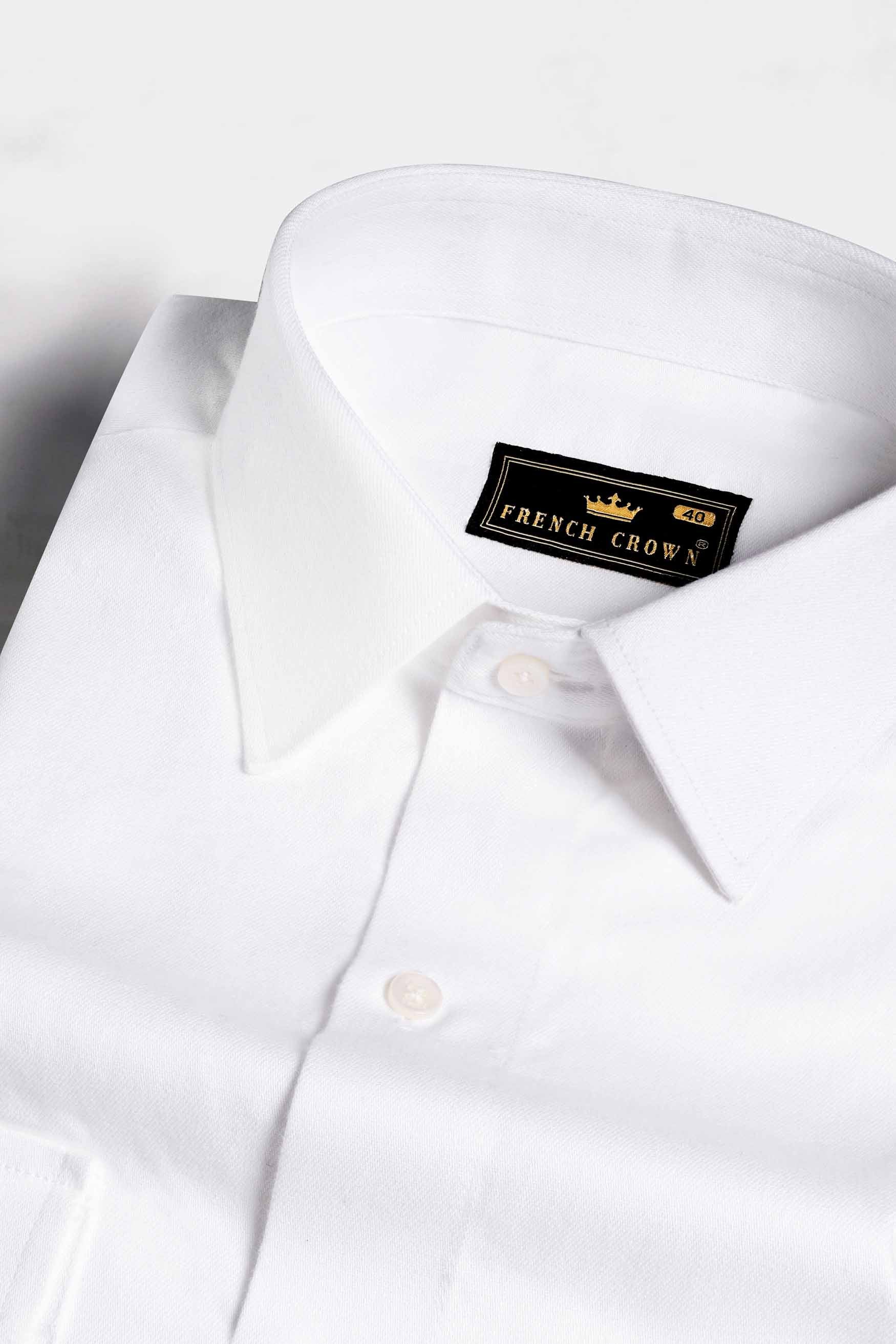 Bright White Royal Oxford Designer Overshirt