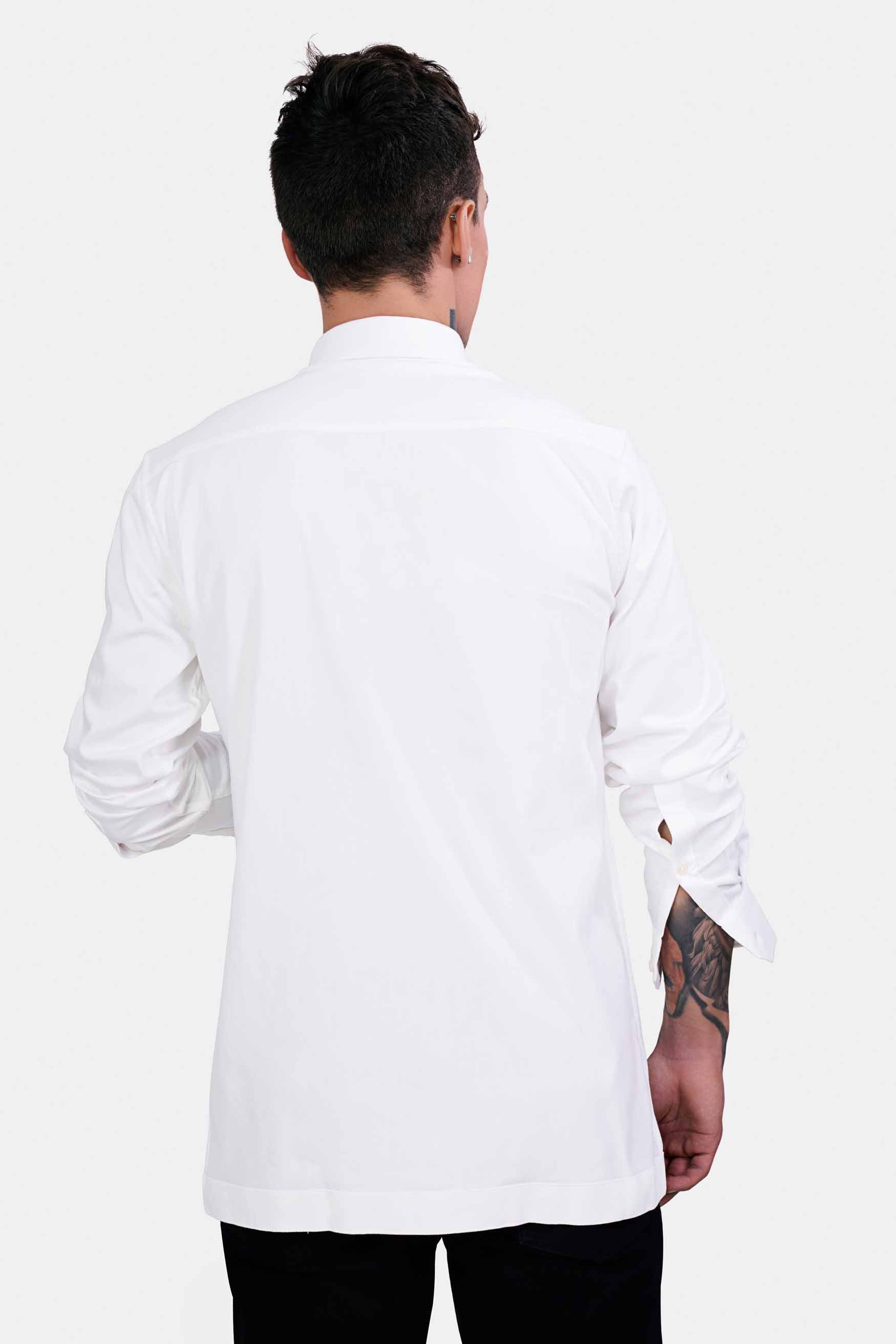 Bright White Royal Oxford Designer Overshirt