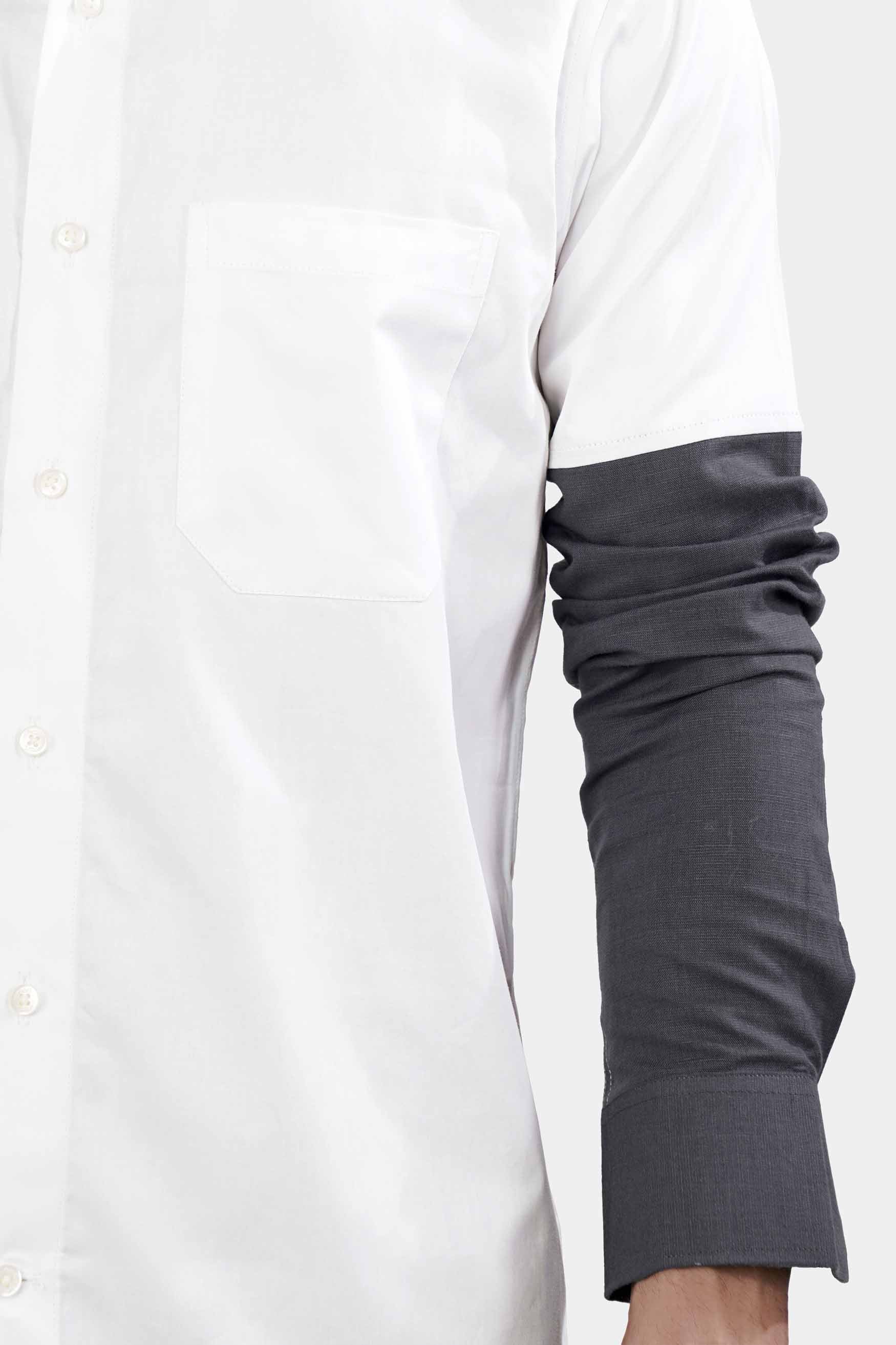 Bright White with Gravel Gray Subtle Sheen Super Soft Premium Cotton Designer Shirt 11422-BD-P191-38, 11422-BD-P191-H-38, 11422-BD-P191-39, 11422-BD-P191-H-39, 11422-BD-P191-40, 11422-BD-P191-H-40, 11422-BD-P191-42, 11422-BD-P191-H-42, 11422-BD-P191-44, 11422-BD-P191-H-44, 11422-BD-P191-46, 11422-BD-P191-H-46, 11422-BD-P191-48, 11422-BD-P191-H-48, 11422-BD-P191-50, 11422-BD-P191-H-50, 11422-BD-P191-52, 11422-BD-P191-H-52