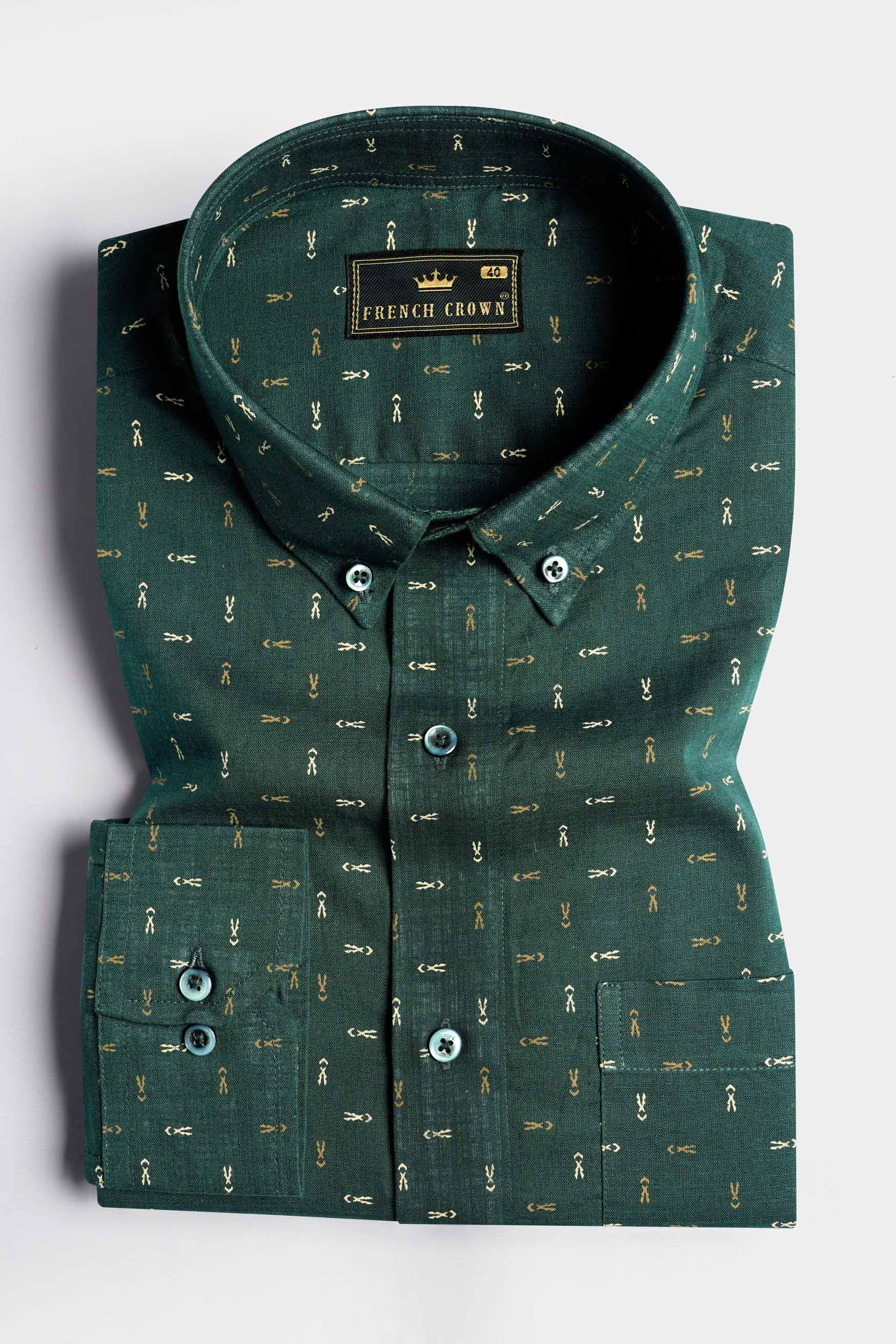 Everglade Green and Desert Brown Luxurious Linen Button Down Shirt 11428-BD-GR-38, 11428-BD-GR-H-38, 11428-BD-GR-39, 11428-BD-GR-H-39, 11428-BD-GR-40, 11428-BD-GR-H-40, 11428-BD-GR-42, 11428-BD-GR-H-42, 11428-BD-GR-44, 11428-BD-GR-H-44, 11428-BD-GR-46, 11428-BD-GR-H-46, 11428-BD-GR-48, 11428-BD-GR-H-48, 11428-BD-GR-50, 11428-BD-GR-H-50, 11428-BD-GR-52, 11428-BD-GR-H-52