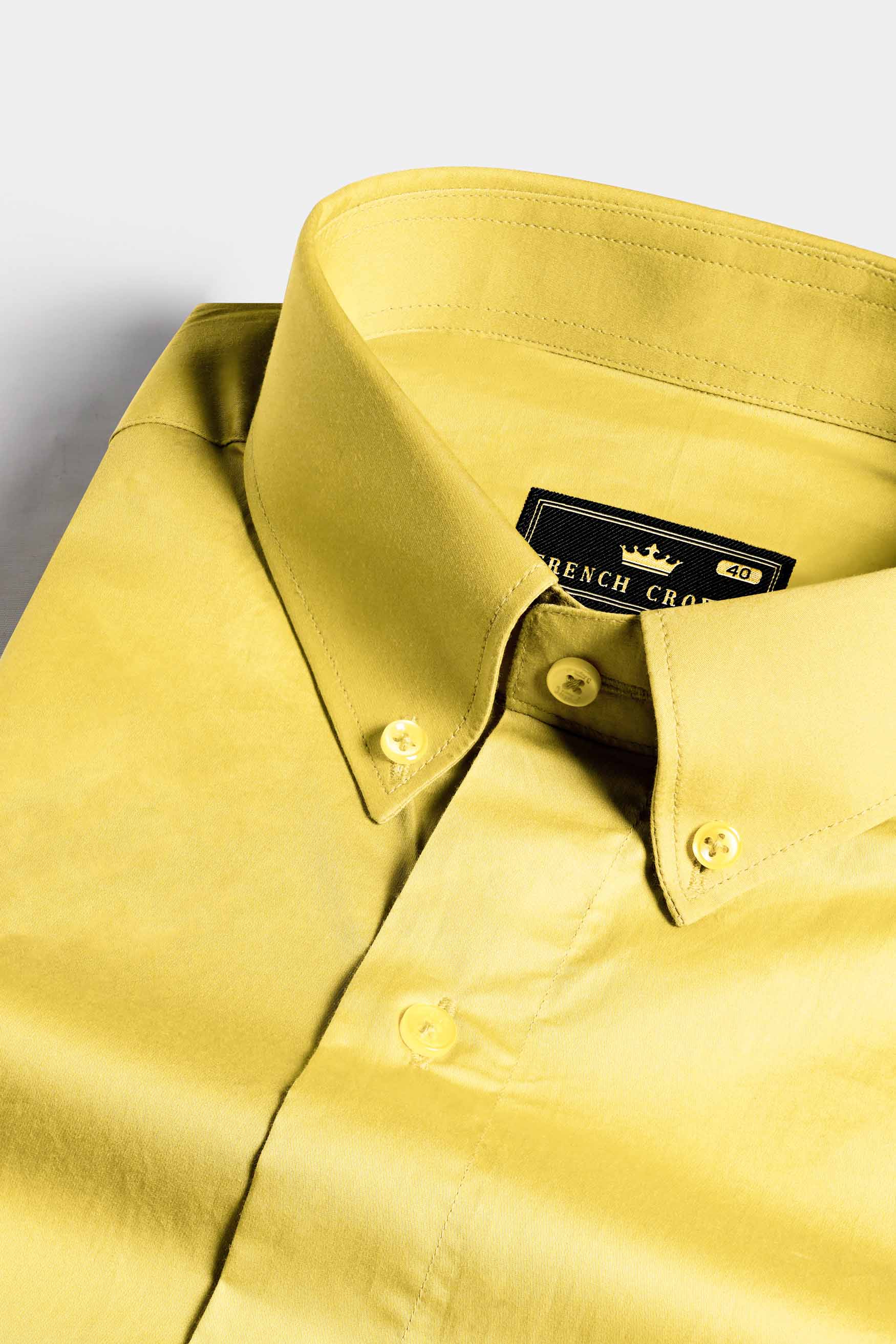 Jasmine Yellow Subtle Sheen Super Soft Premium Cotton Shirt 11439-BD-YL-38, 11439-BD-YL-H-38, 11439-BD-YL-39, 11439-BD-YL-H-39, 11439-BD-YL-40, 11439-BD-YL-H-40, 11439-BD-YL-42, 11439-BD-YL-H-42, 11439-BD-YL-44, 11439-BD-YL-H-44, 11439-BD-YL-46, 11439-BD-YL-H-46, 11439-BD-YL-48, 11439-BD-YL-H-48, 11439-BD-YL-50, 11439-BD-YL-H-50, 11439-BD-YL-52, 11439-BD-YL-H-52