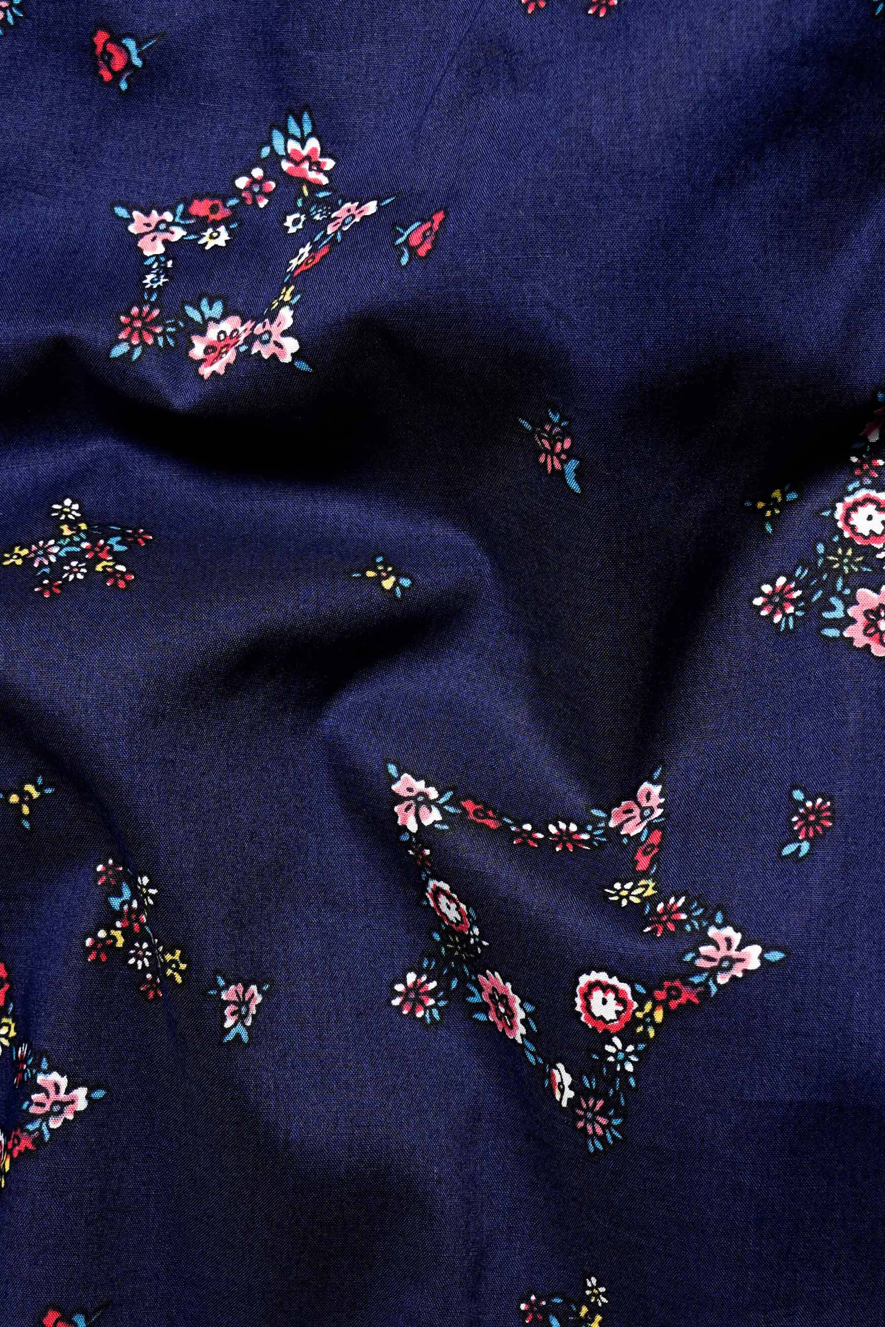 Bunting Blue Ditsy Printed Premium Cotton Kurta Shirt 11446-KS-38, 11446-KS-H-38, 11446-KS-39, 11446-KS-H-39, 11446-KS-40, 11446-KS-H-40, 11446-KS-42, 11446-KS-H-42, 11446-KS-44, 11446-KS-H-44, 11446-KS-46, 11446-KS-H-46, 11446-KS-48, 11446-KS-H-48, 11446-KS-50, 11446-KS-H-50, 11446-KS-52, 11446-KS-H-52
