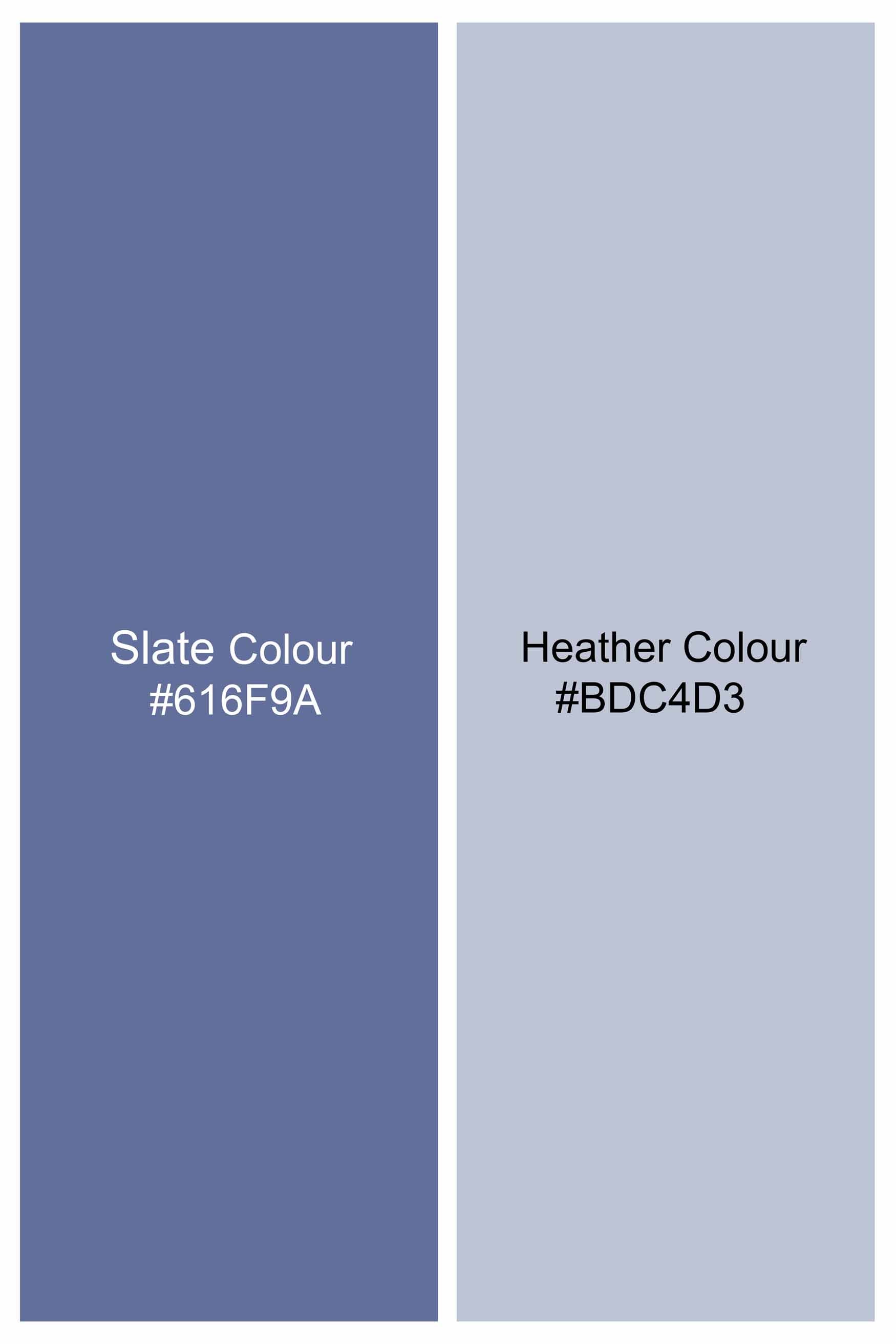 Slate Blue and Heather Gray Leaves Printed Premium Cotton Shirt 11458-38, 11458-H-38, 11458-39, 11458-H-39, 11458-40, 11458-H-40, 11458-42, 11458-H-42, 11458-44, 11458-H-44, 11458-46, 11458-H-46, 11458-48, 11458-H-48, 11458-50, 11458-H-50, 11458-52, 11458-H-52