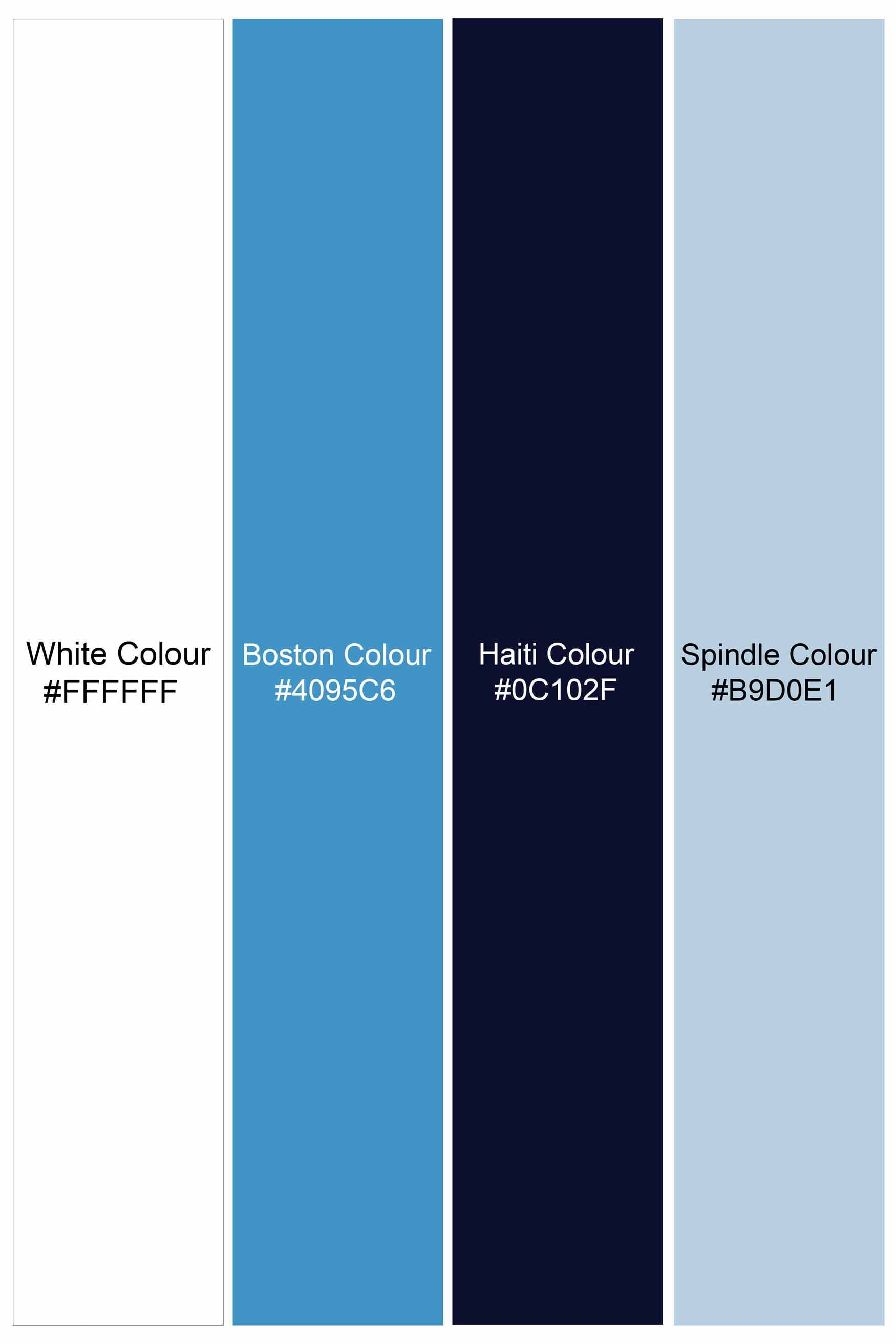 Bright White with Boston Blue and Haiti Blue Checkered Dobby Textured Premium Giza Cotton Shirt 11571-BD-38, 11571-BD-H-38, 11571-BD-39, 11571-BD-H-39, 11571-BD-40, 11571-BD-H-40, 11571-BD-42, 11571-BD-H-42, 11571-BD-44, 11571-BD-H-44, 11571-BD-46, 11571-BD-H-46, 11571-BD-48, 11571-BD-H-48, 11571-BD-50, 11571-BD-H-50, 11571-BD-52, 11571-BD-H-52