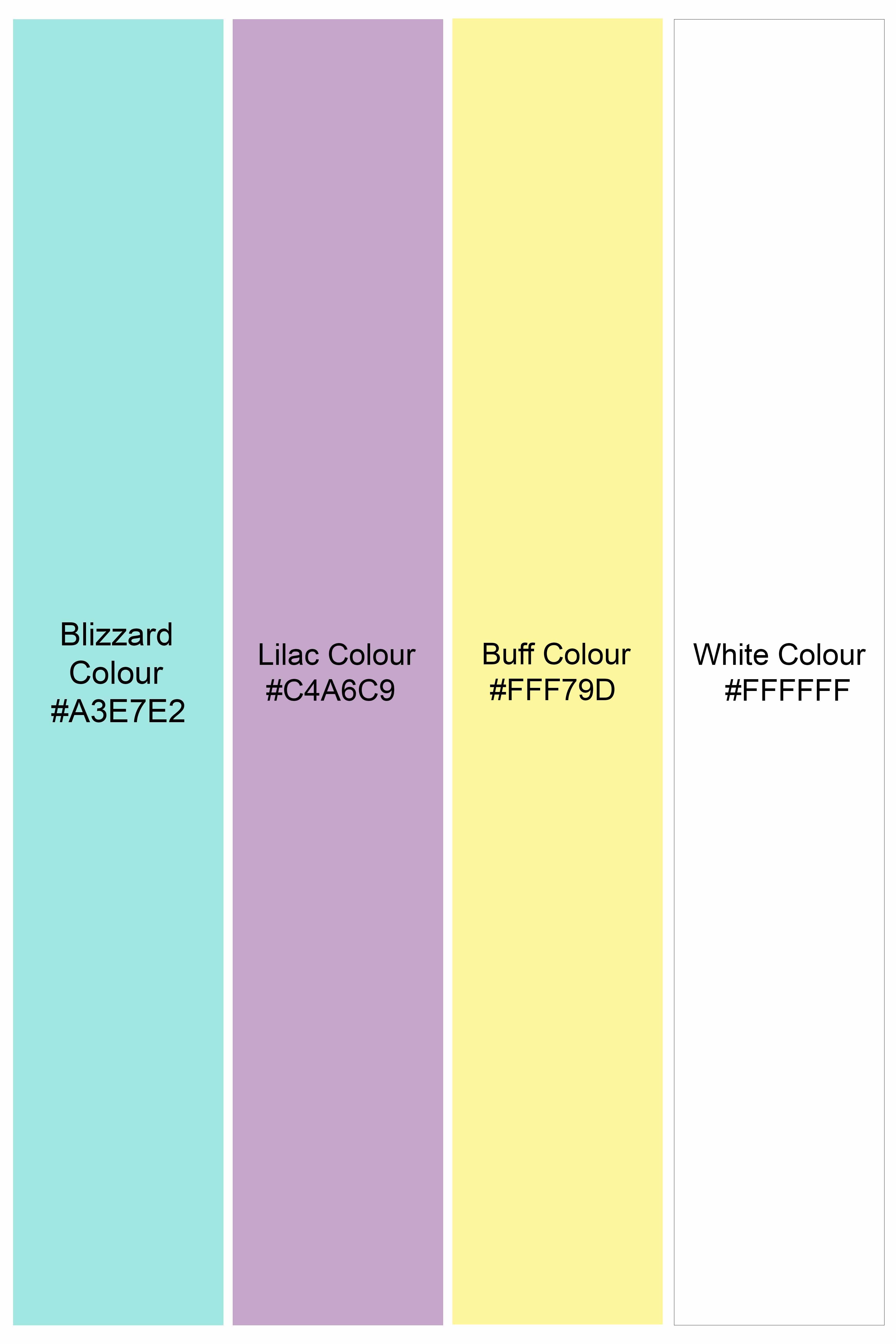 Blizzard Blue with Lilac Purple and Buff Yellow Checkered Premium Cotton Shirt 11592-38, 11592-H-38, 11592-39, 11592-H-39, 11592-40, 11592-H-40, 11592-42, 11592-H-42, 11592-44, 11592-H-44, 11592-46, 11592-H-46, 11592-48, 11592-H-48, 11592-50, 11592-H-50, 11592-52, 11592-H-52