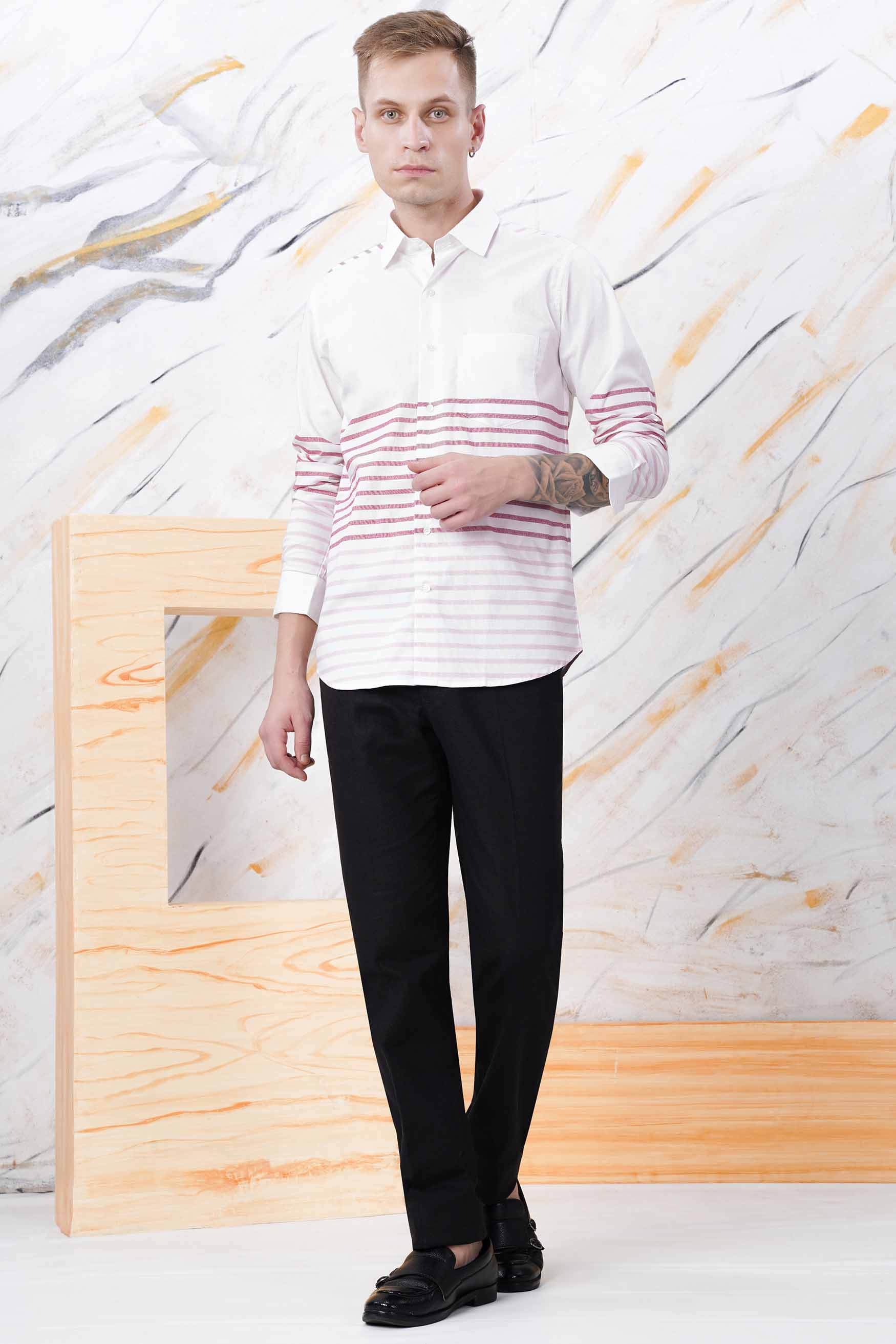 Bright White with Bashful Pink Striped Royal Oxford Shirt11624-WCC-38, 11624-WCC-H-38, 11624-WCC-39, 11624-WCC-H-39, 11624-WCC-40, 11624-WCC-H-40, 11624-WCC-42, 11624-WCC-H-42, 11624-WCC-44, 11624-WCC-H-44, 11624-WCC-46, 11624-WCC-H-46, 11624-WCC-48, 11624-WCC-H-48, 11624-WCC-50, 11624-WCC-H-50, 11624-WCC-52, 11624-WCC-H-52