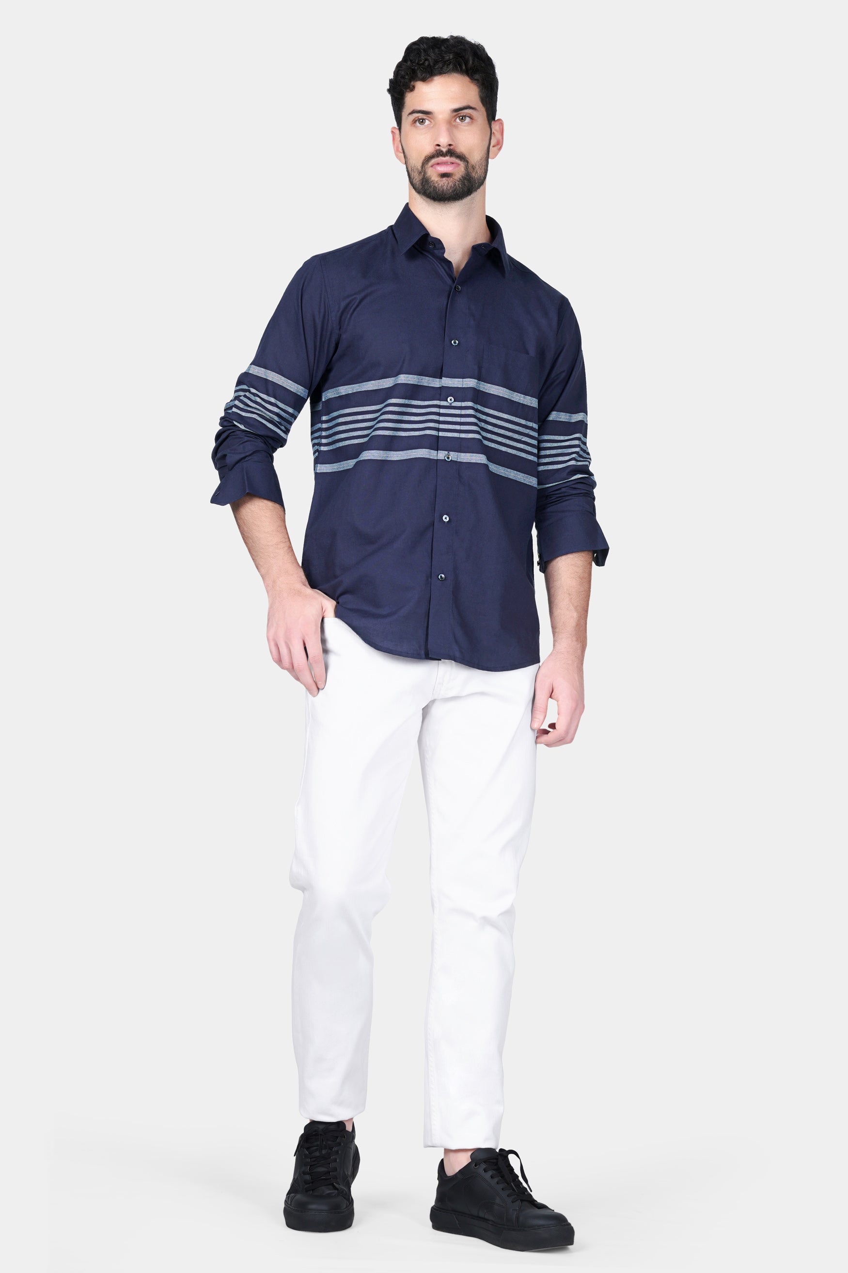 Ebony Clay Blue and Lynch Gray Striped Royal Oxford Shirt 11664-BLE-38, 11664-BLE-H-38, 11664-BLE-39, 11664-BLE-H-39, 11664-BLE-40, 11664-BLE-H-40, 11664-BLE-42, 11664-BLE-H-42, 11664-BLE-44, 11664-BLE-H-44, 11664-BLE-46, 11664-BLE-H-46, 11664-BLE-48, 11664-BLE-H-48, 11664-BLE-50, 11664-BLE-H-50, 11664-BLE-52, 11664-BLE-H-52