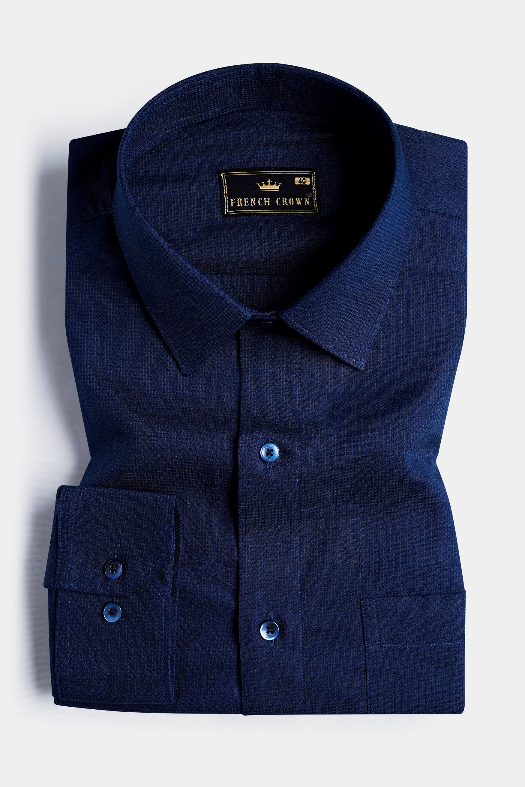 Cinder Blue Dobby Textured Premium Giza Cotton Shirt 11720-BLE-38, 11720-BLE-H-38, 11720-BLE-39, 11720-BLE-H-39, 11720-BLE-40, 11720-BLE-H-40, 11720-BLE-42, 11720-BLE-H-42, 11720-BLE-44, 11720-BLE-H-44, 11720-BLE-46, 11720-BLE-H-46, 11720-BLE-48, 11720-BLE-H-48, 11720-BLE-50, 11720-BLE-H-50, 11720-BLE-52, 11720-BLE-H-52