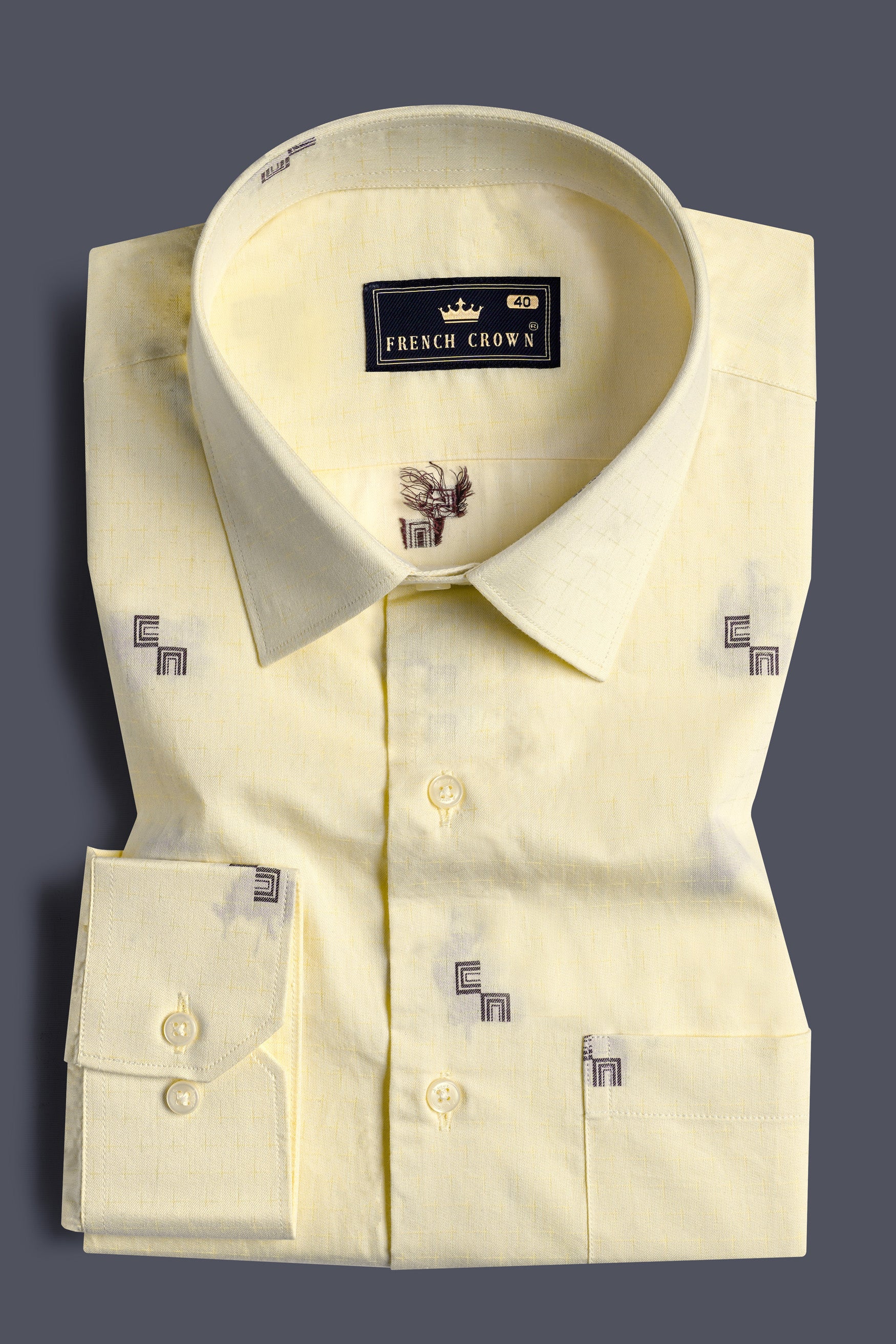 Colonial Yellow and Kabul Brown Jacquard Textured Premium Giza Cotton Shirt 11740-38, 11740-H-38, 11740-39, 11740-H-39, 11740-40, 11740-H-40, 11740-42, 11740-H-42, 11740-44, 11740-H-44, 11740-46, 11740-H-46, 11740-48, 11740-H-48, 11740-50, 11740-H-50, 11740-52, 11740-H-52